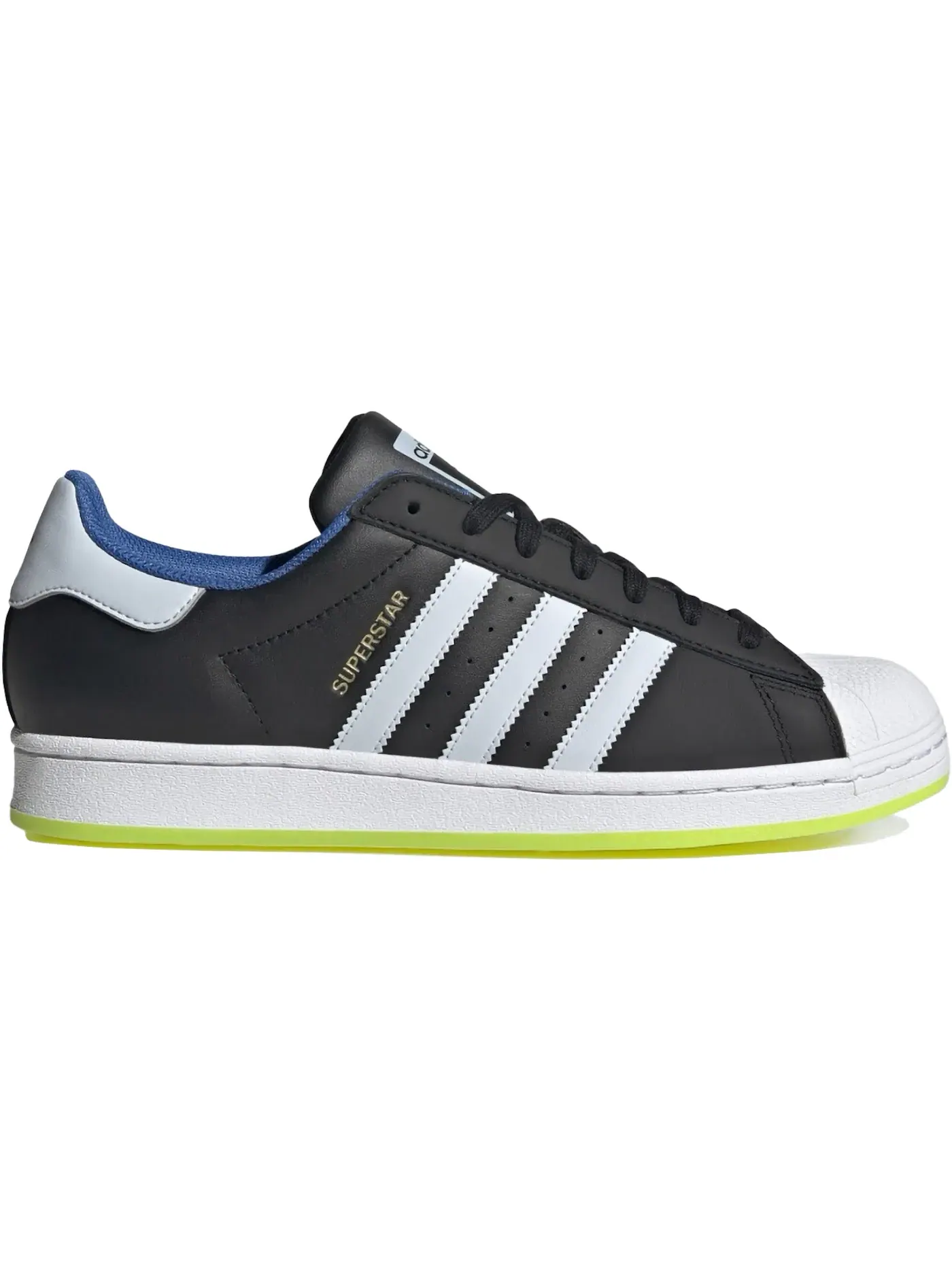 Мужские кроссовки Lifestyle Adidas Superstar — изображение 1 из 1, черный/синий/белый