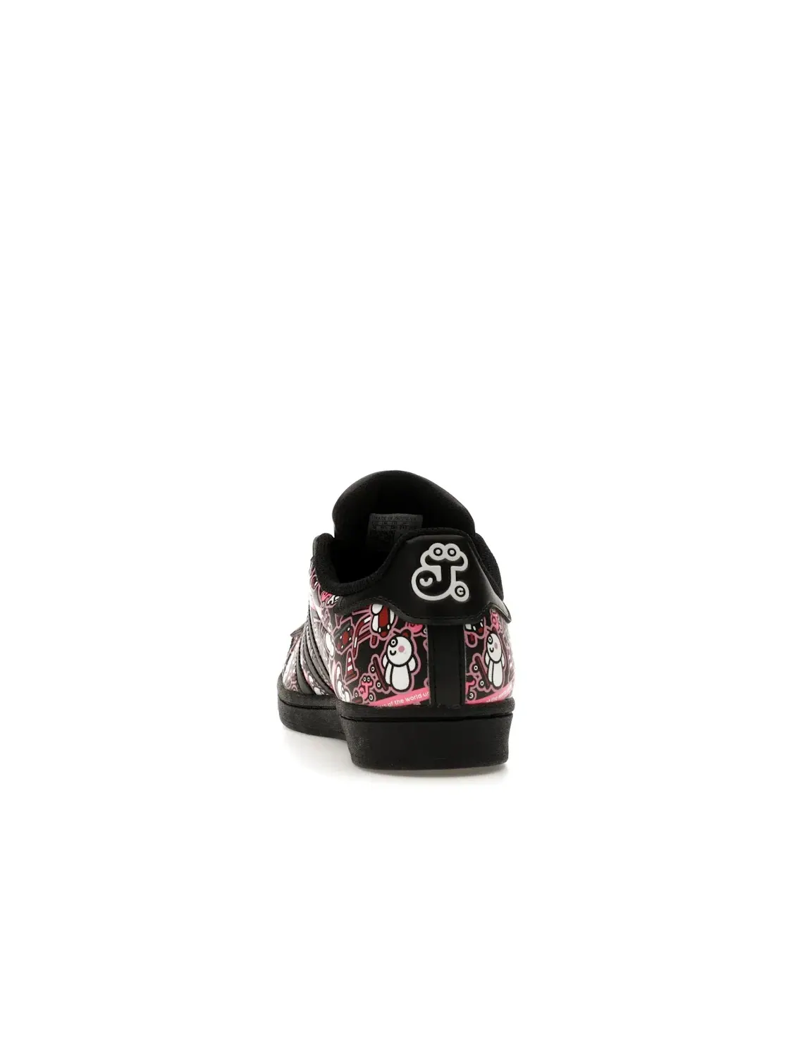Детские кроссовки Lifestyle с принтом Adidas Superstar Adidas — изображение 4 из 4, черный/черный/белый