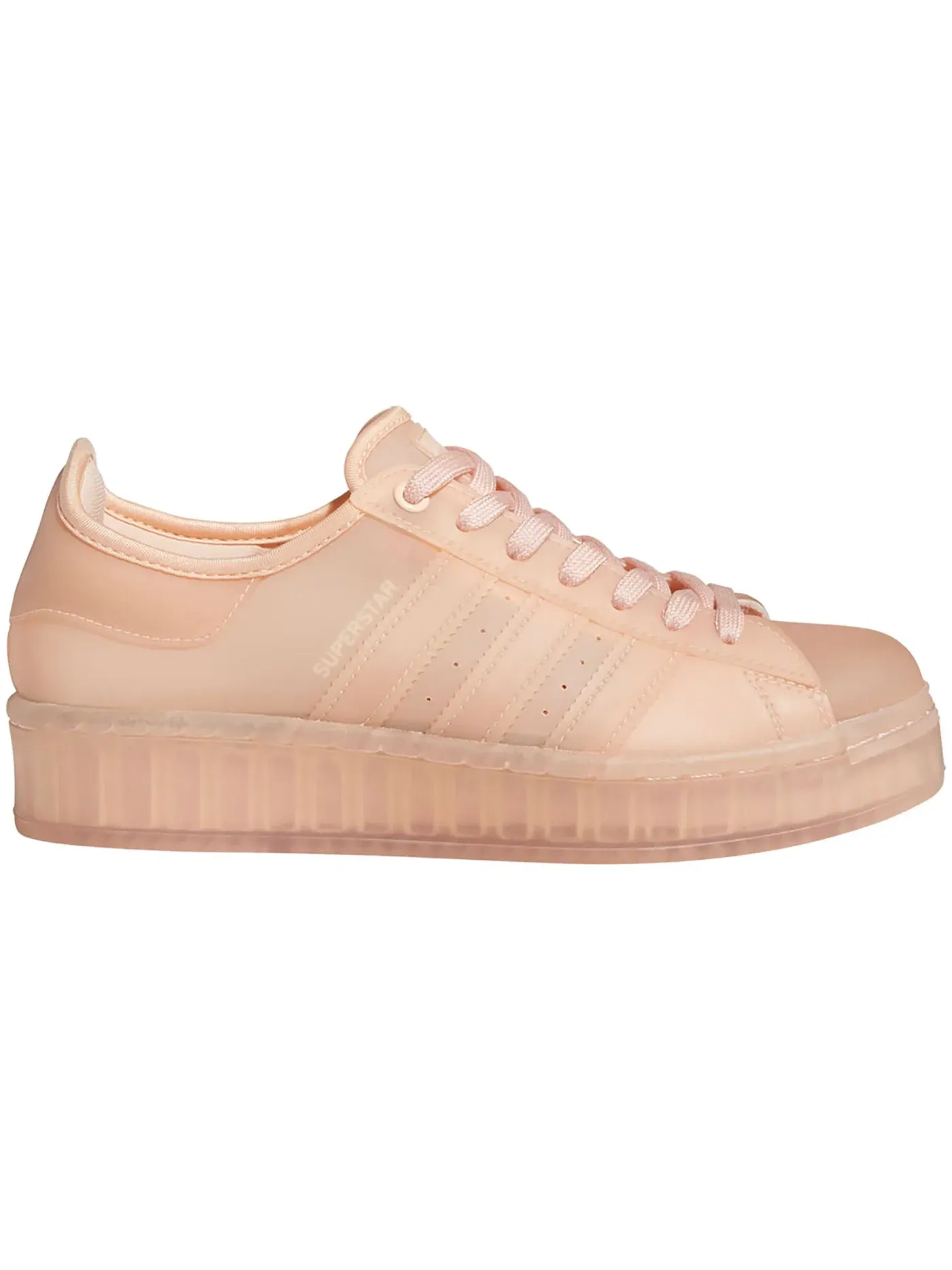 Женские кроссовки с полупрозрачным верхом Adidas Superstar Jelly — изображение 1 из 1, розовый/розовый/белый