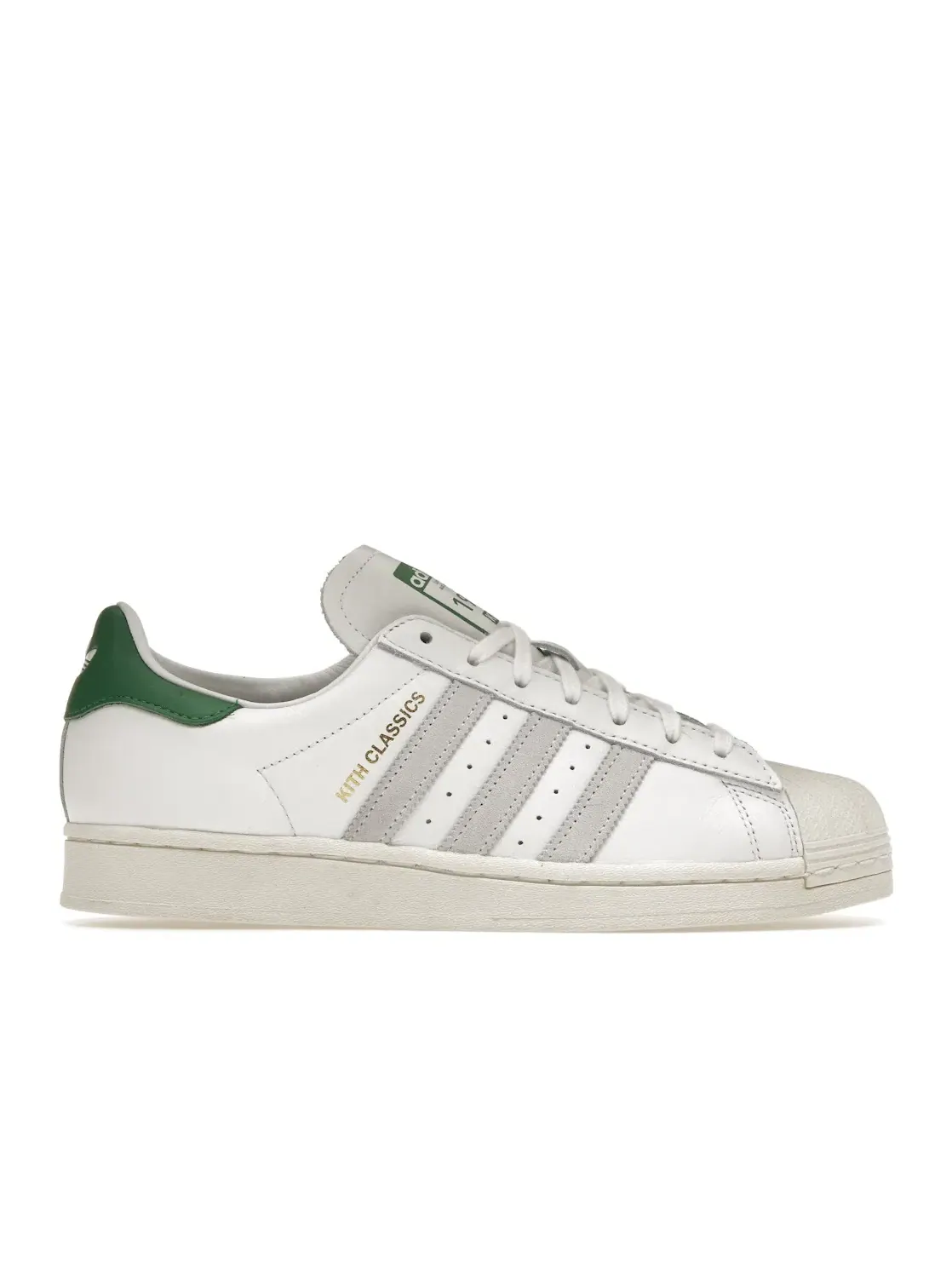 Мужские кроссовки с классическим дизайном Adidas Superstar Adidas — изображение 1 из 4, белый//золотистый