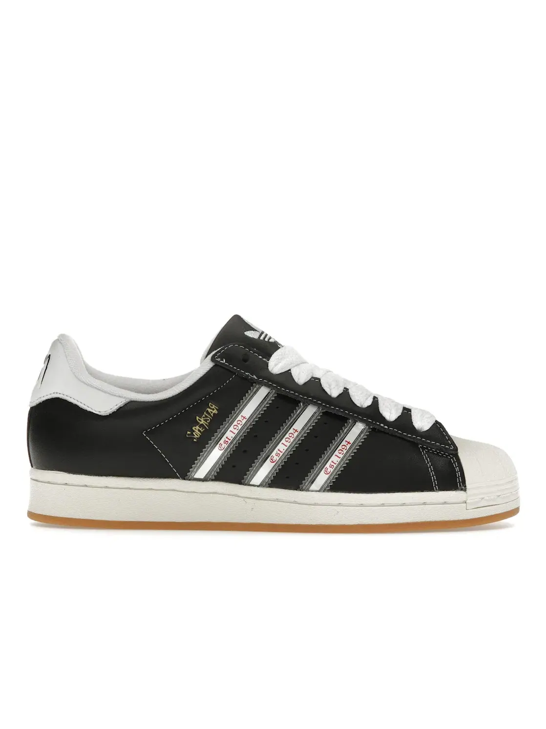 Мужские кроссовки с принтом Adidas Superstar Adidas — изображение 1 из 4, черный