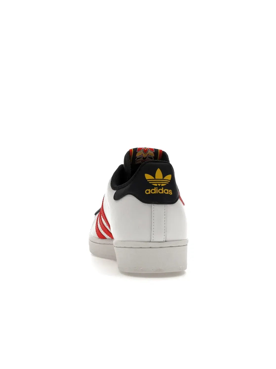 Мужские кроссовки Lifestyle Adidas Superstar — изображение 4 из 4, белый//красный