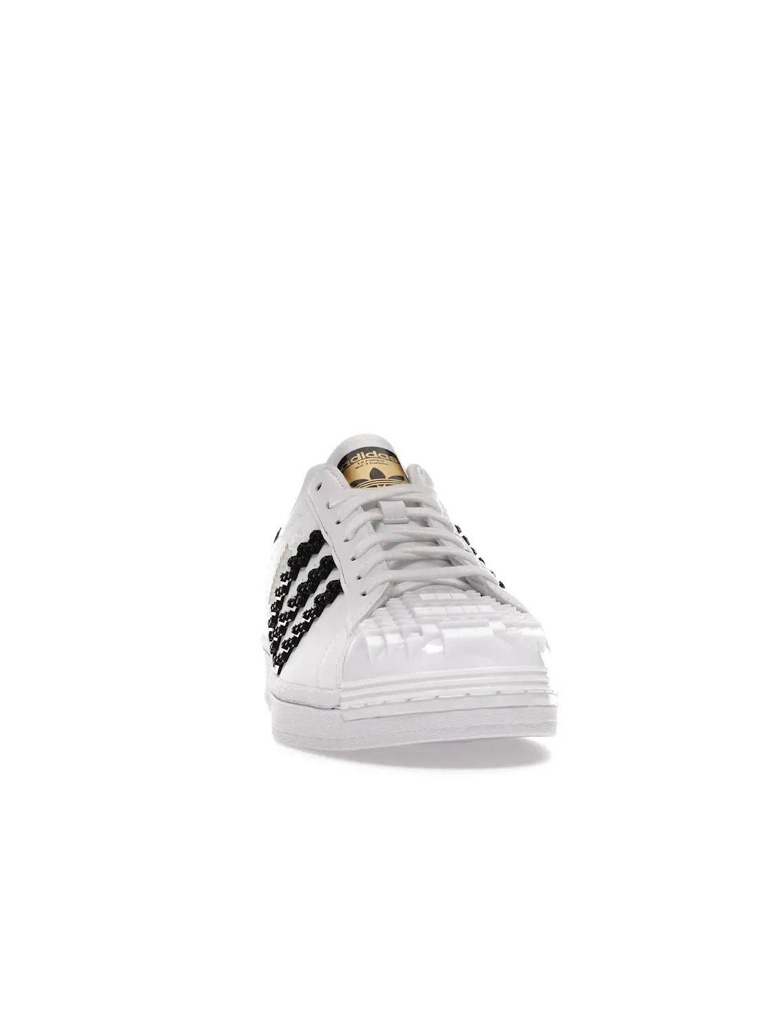 Мужские кроссовки Lifestyle с LEGO-дизайном Adidas Superstar — изображение 2 из 4, белый черный черный