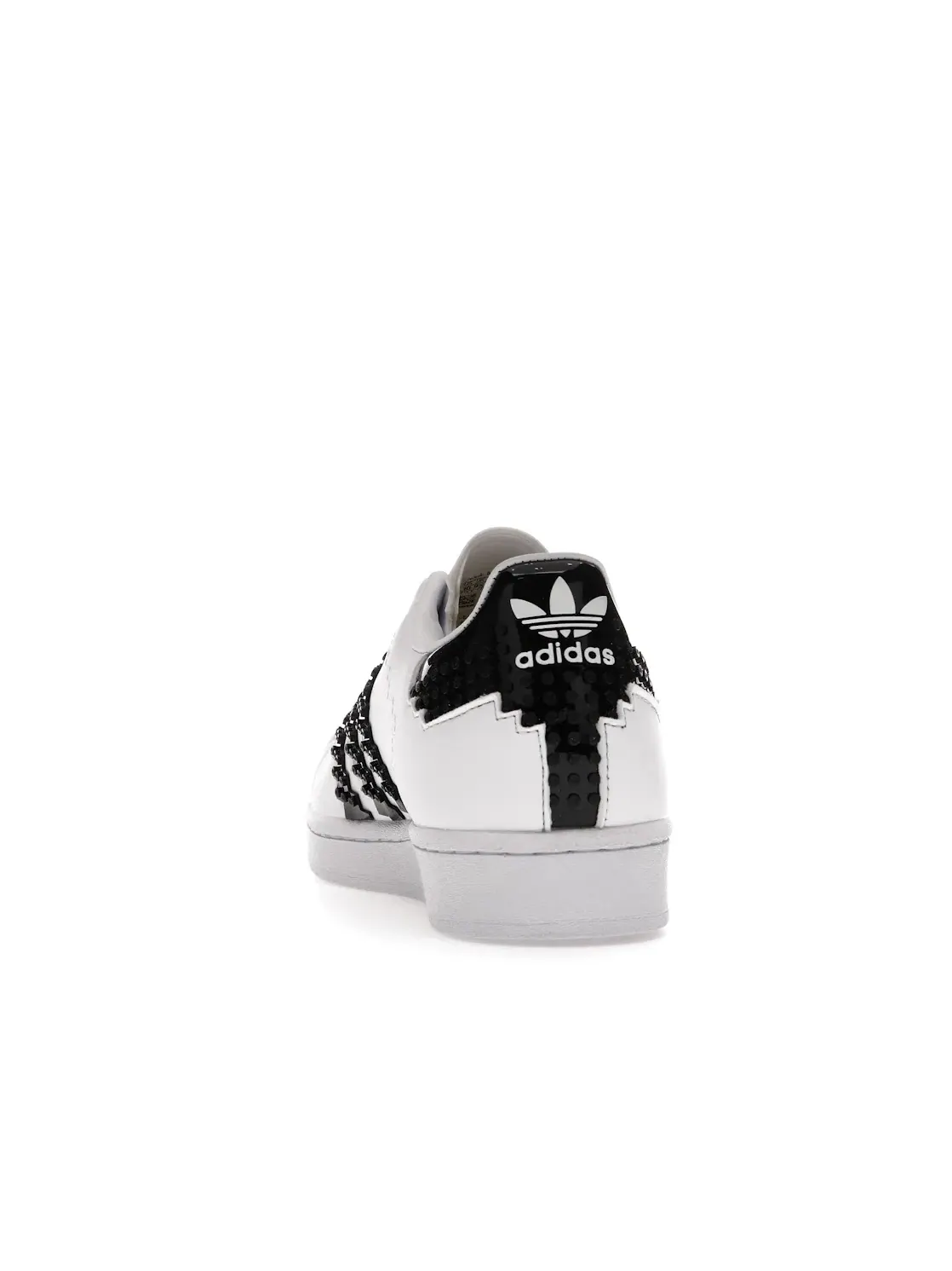 Мужские кроссовки Lifestyle с LEGO-дизайном Adidas Superstar — изображение 4 из 4, белый черный черный