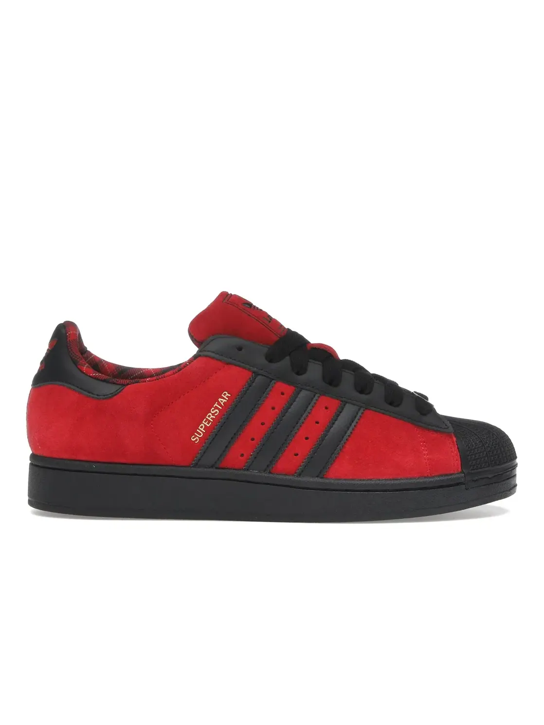 Мужские кроссовки Lifestyle Adidas Superstar — изображение 1 из 4, черный/золотистый