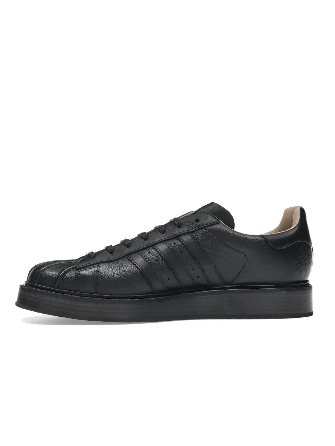 Мужские кроссовки Lifestyle с монолитным носком Adidas Superstar Lux — изображение 3 из 4, черный
