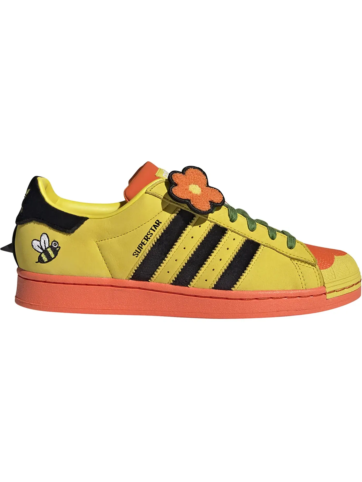 Мужские кроссовки lifestyle Adidas Superstar — изображение 1 из 1, желтый/черный/оранжевый
