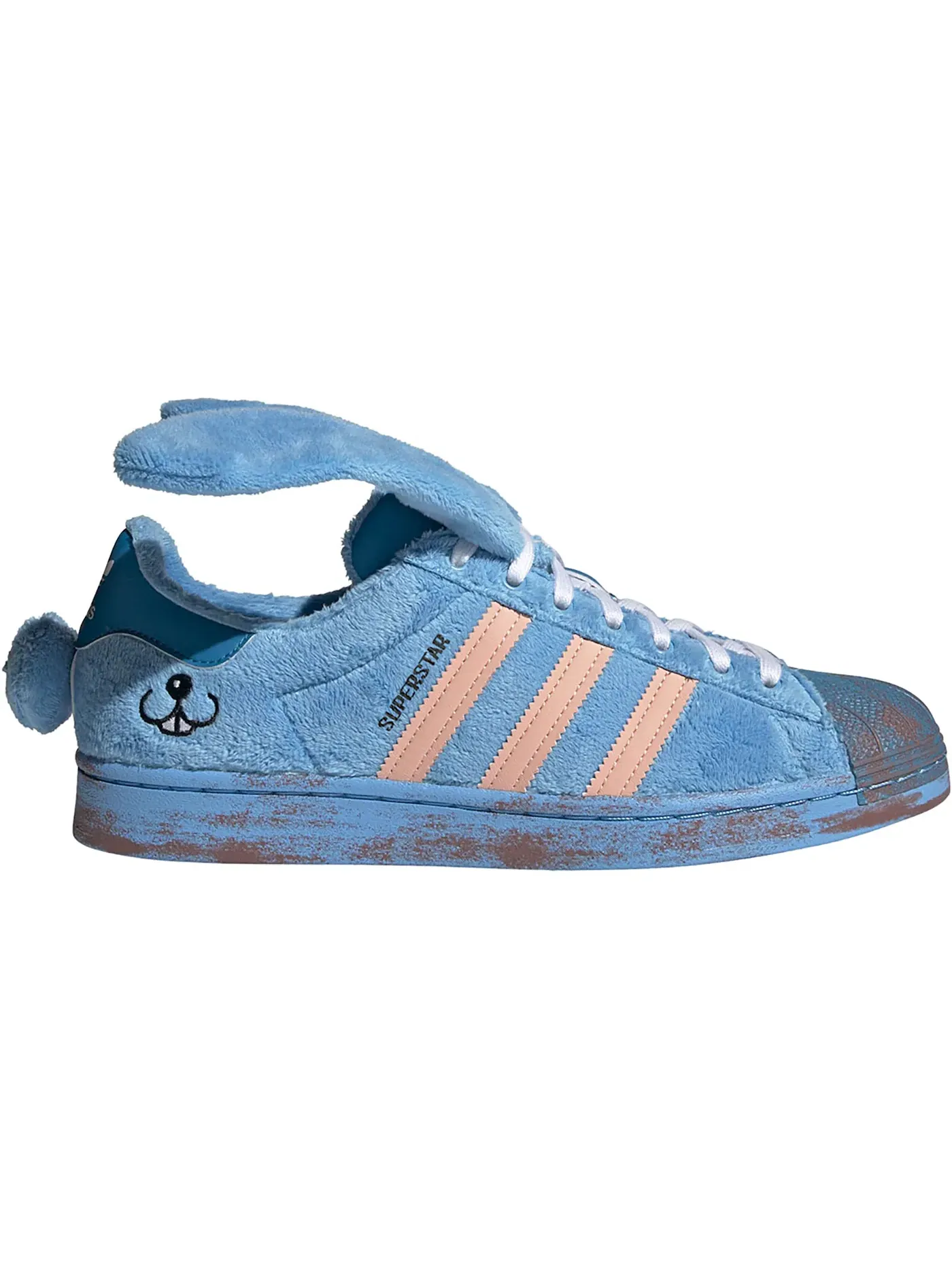 Мужские кроссовки lifestyle с принтом Adidas Superstar Adidas — изображение 1 из 1, синий/розовый/синий