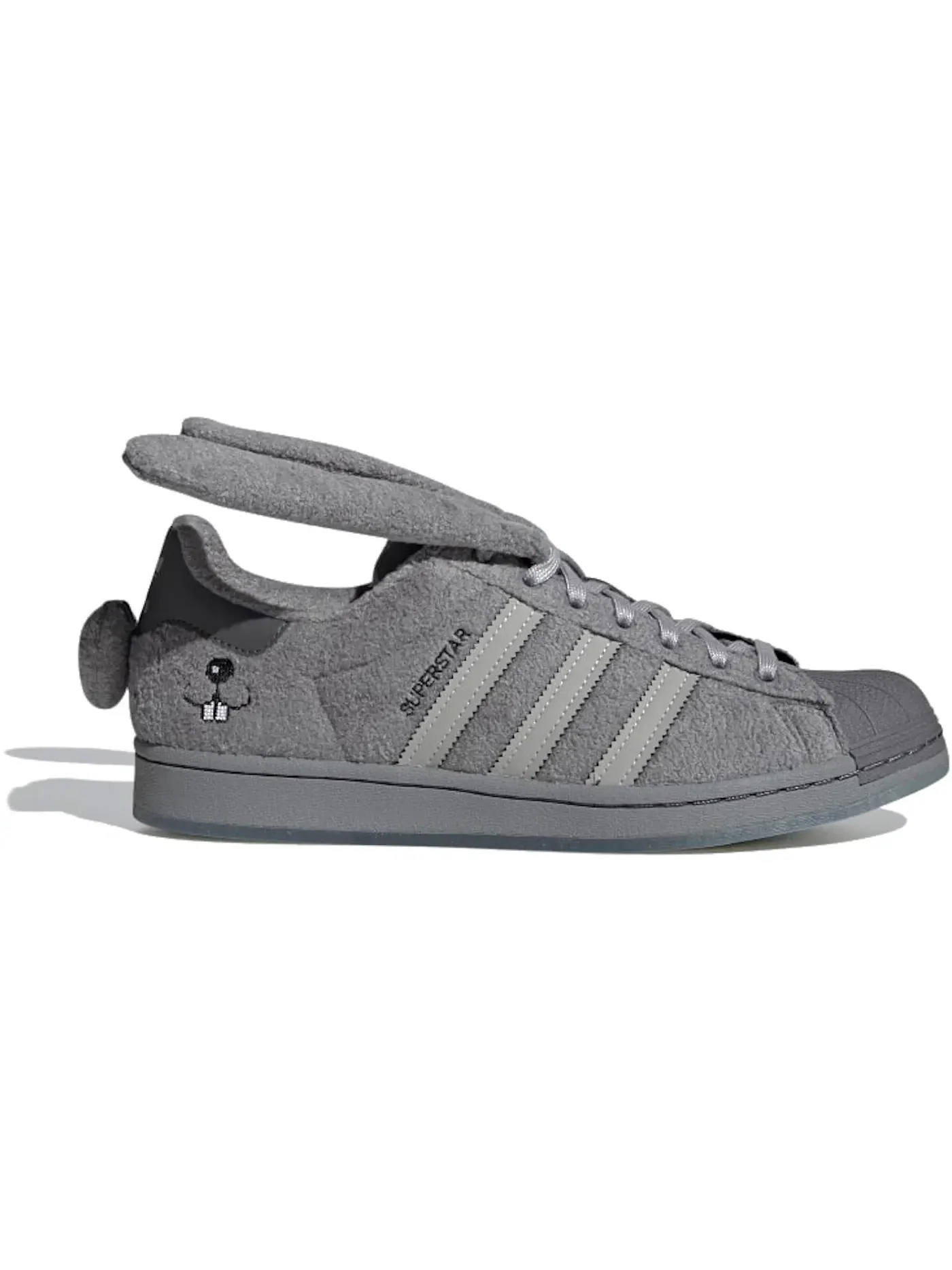 Мужские кроссовки Lifestyle с принтом Adidas Superstar — изображение 1 из 1, серый/серый/серый