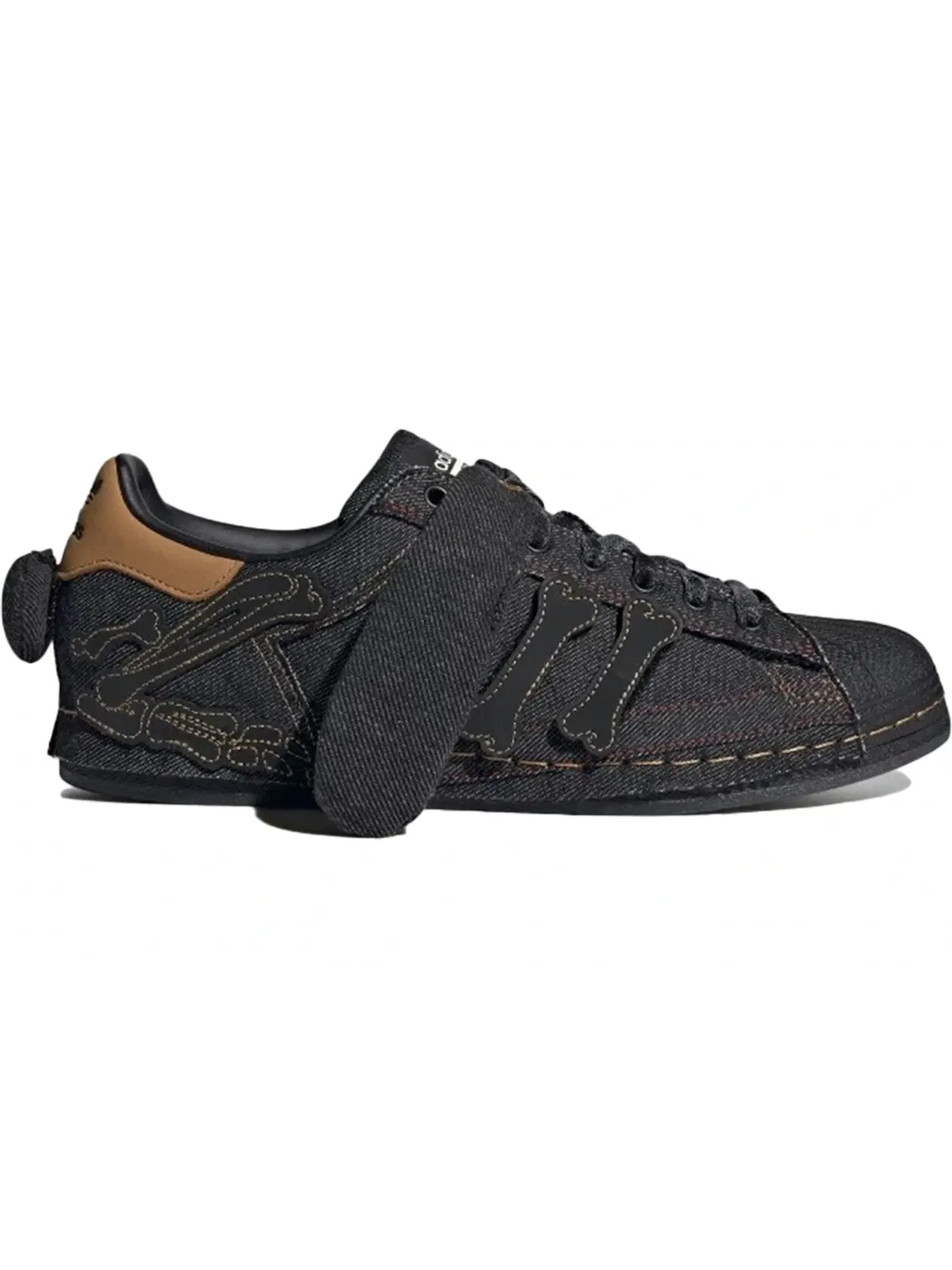 Мужские кроссовки Lifestyle Adidas Superstar — изображение 1 из 1, черный/коричневый/черный