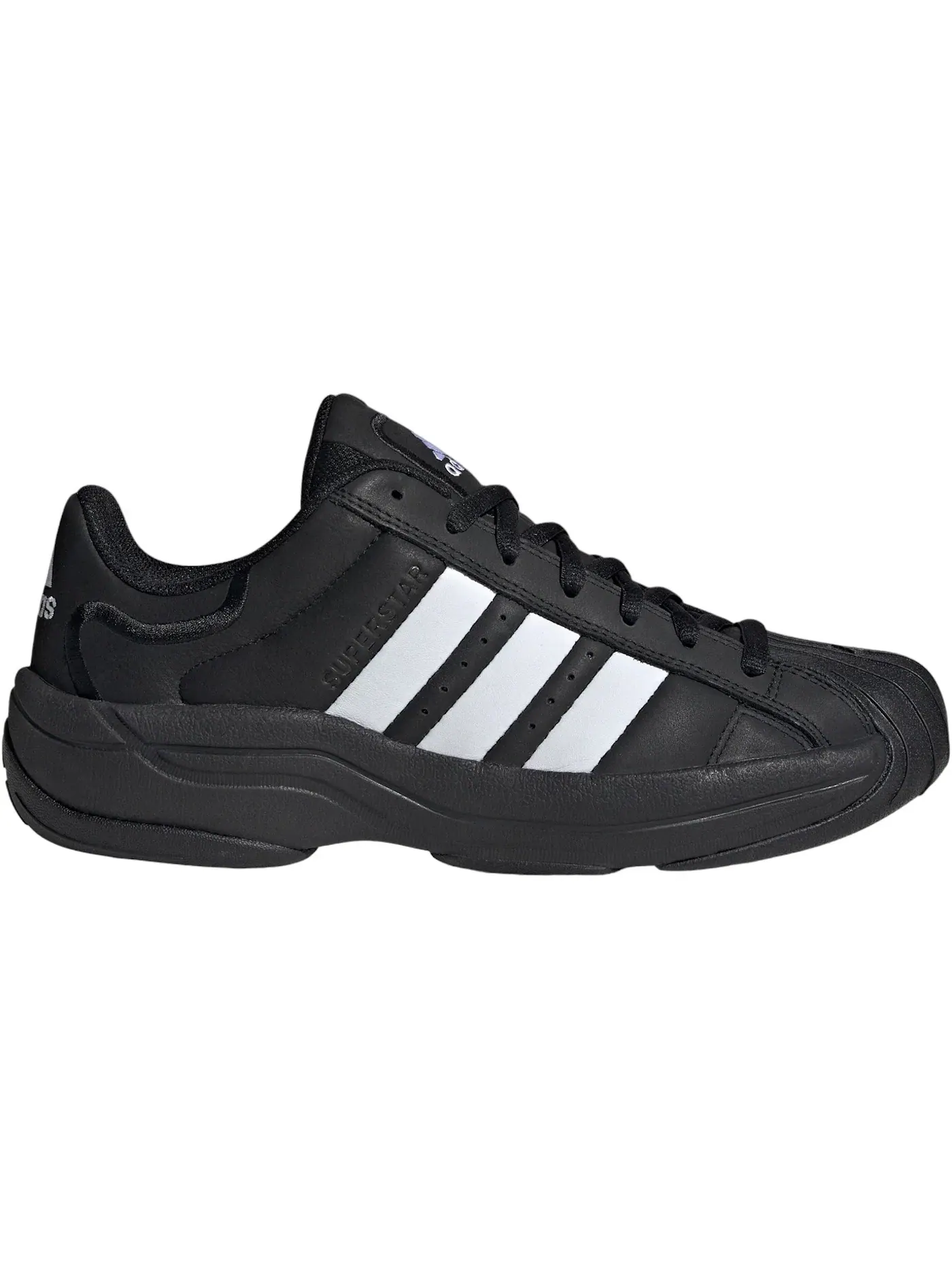Мужские кроссовки повседневные Adidas Superstar Millennium — изображение 1 из 1, черный/белый/черный