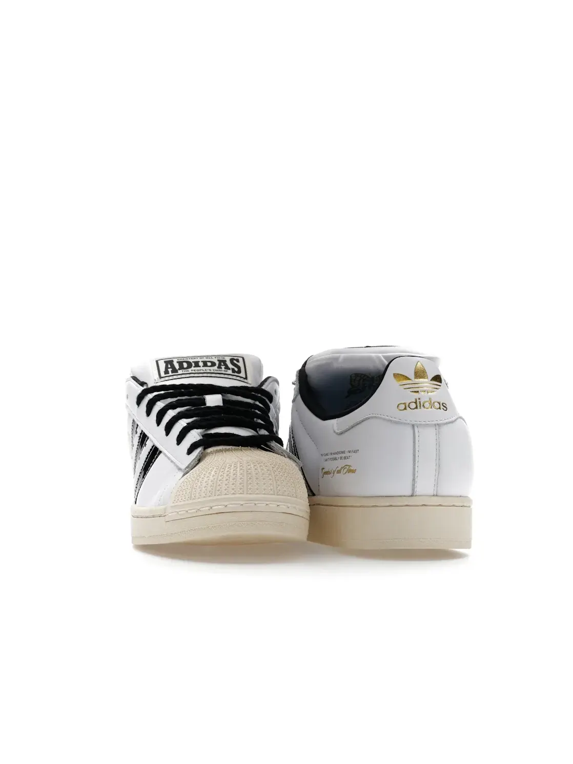 Мужские кроссовки повседневные Adidas Superstar Adidas — изображение 2 из 4, белый/черный