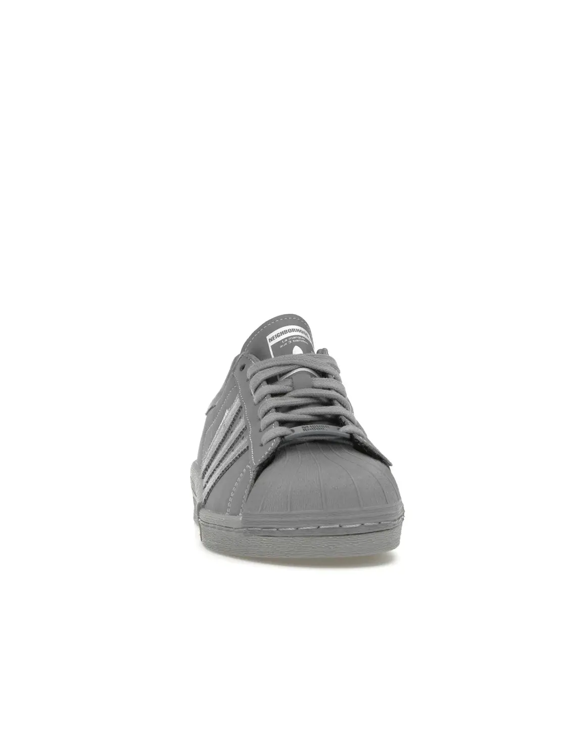 Мужские кроссовки Lifestyle с замшевыми вставками Adidas Superstar — изображение 2 из 4, серый/серый/белый