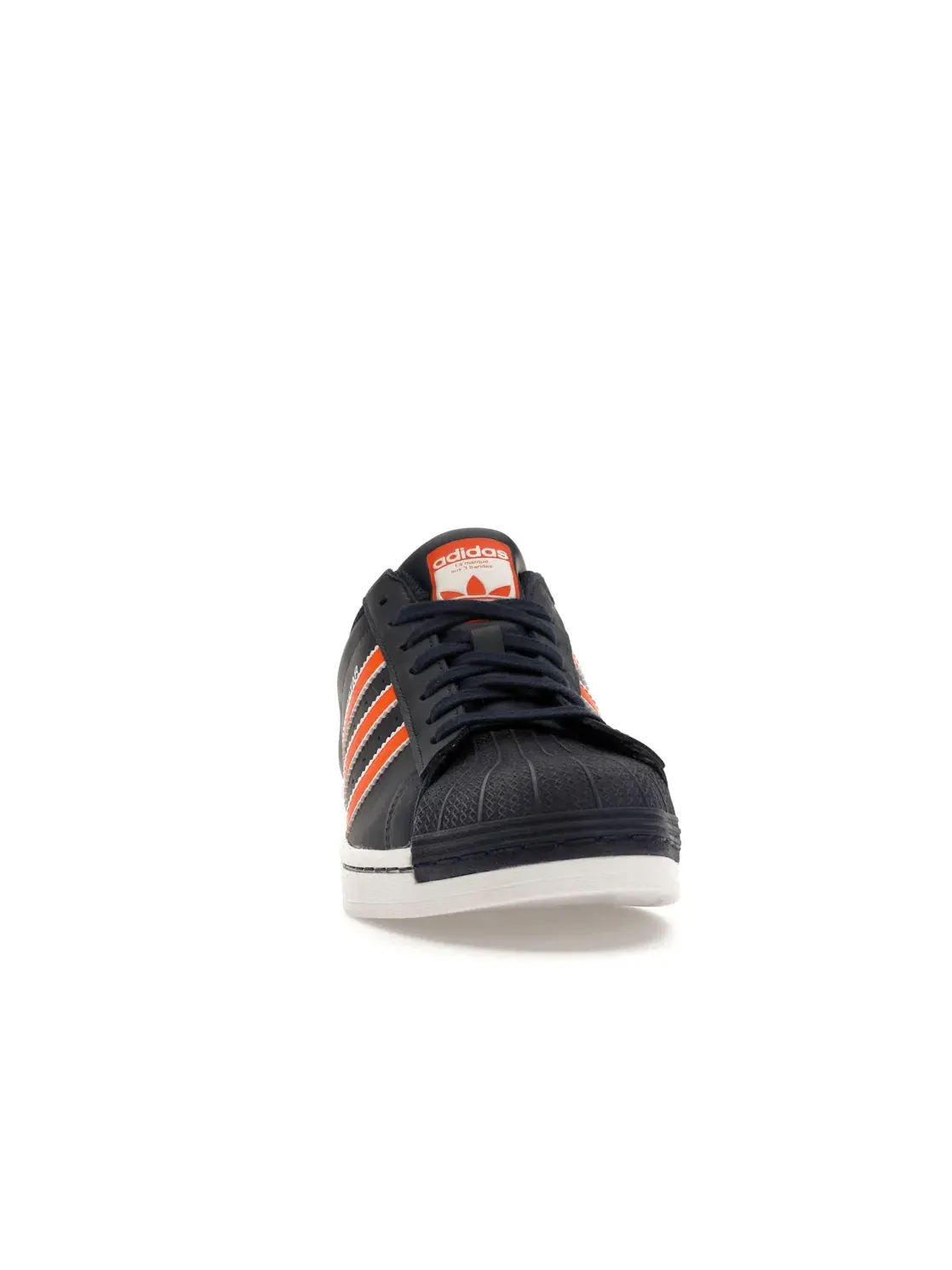 Мужские кроссовки Lifestyle Adidas Superstar — изображение 2 из 4, индиго/оранжевый/белый