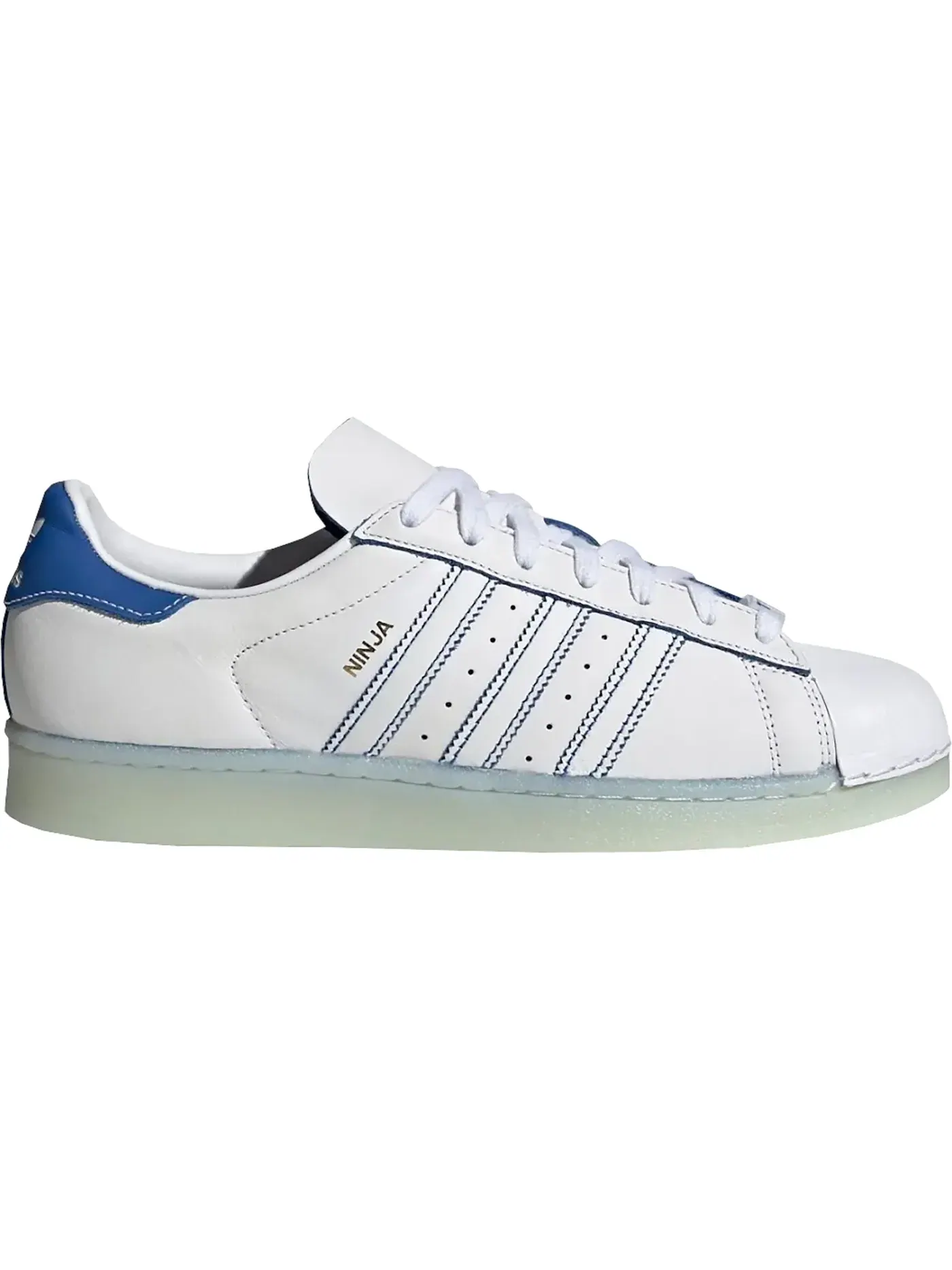 Мужские кроссовки Lifestyle Adidas Superstar — изображение 1 из 1, белый/белый/синий