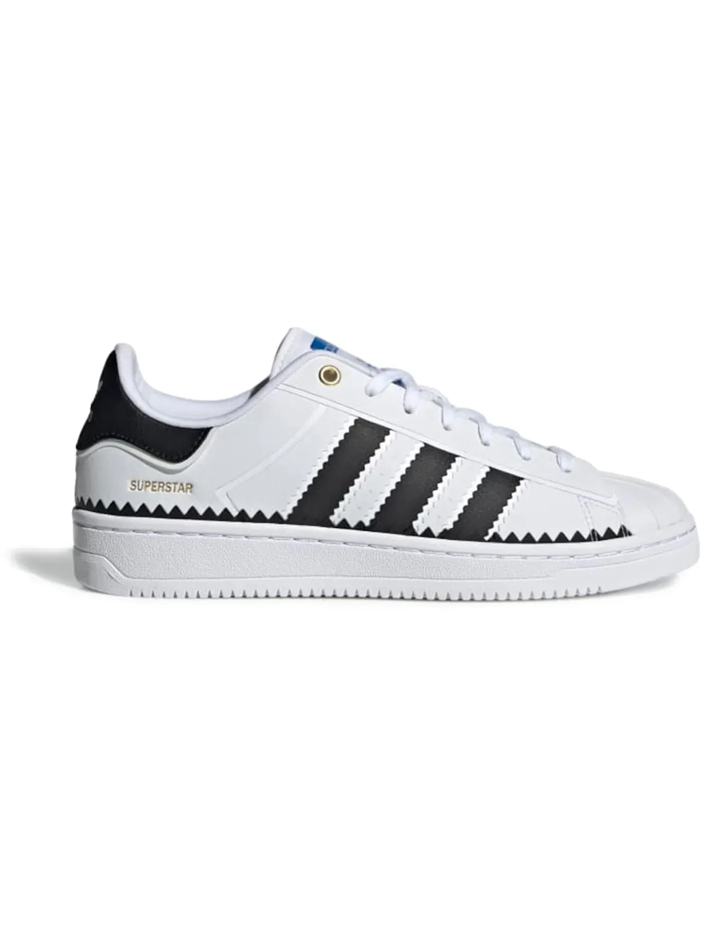 Мужские кроссовки Lifestyle с принтом Adidas Superstar OT Tech — изображение 1 из 1, белый/черный/синий