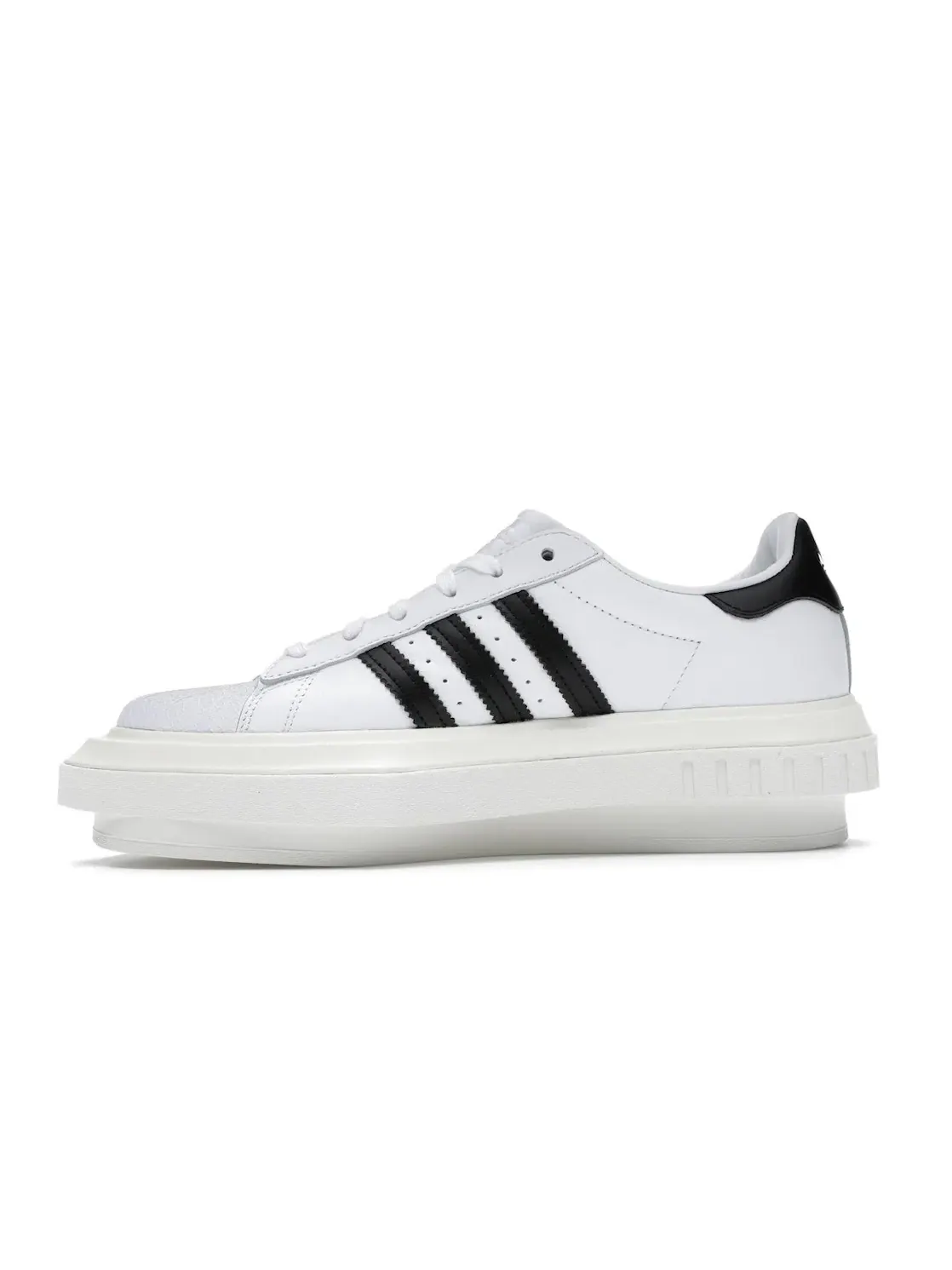 Женские кроссовки с платформой Adidas Superstar Platform Adidas — изображение 3 из 4, белый черный белый