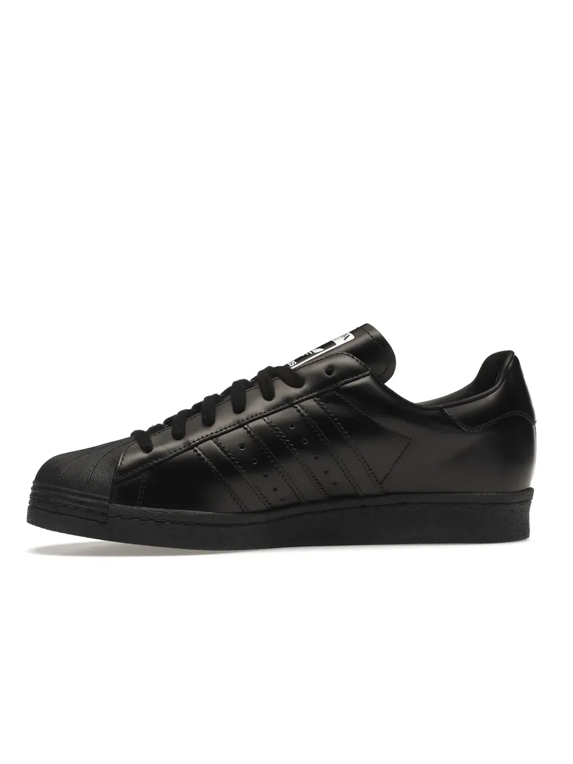 Мужские кроссовки Lifestyle с кожаным верхом Adidas Superstar — изображение 3 из 4, черный/черный/черный