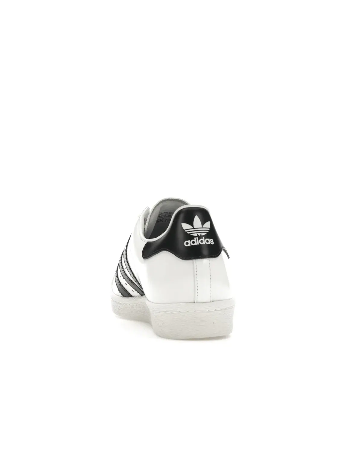 Мужские кроссовки с премиальной кожи Adidas Superstar Prada — изображение 4 из 4, белый черный белый