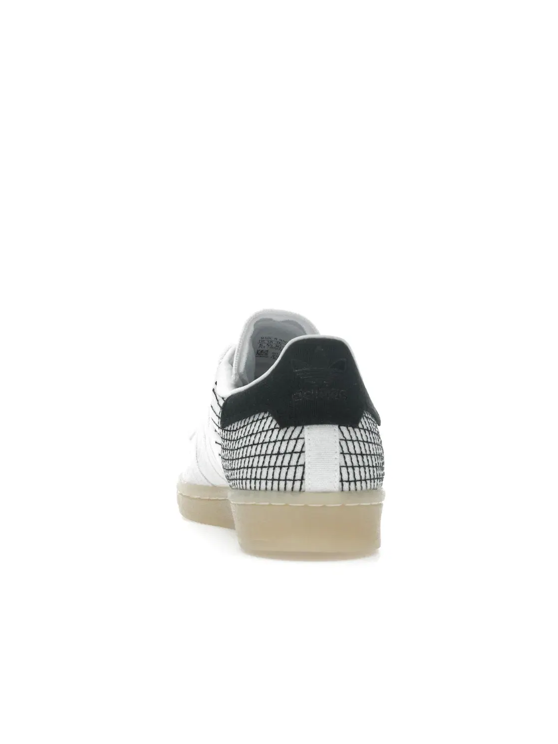 Мужские кроссовки Lifestyle с принтом Adidas Superstar Primeblue — изображение 4 из 4, белый/белый-черный