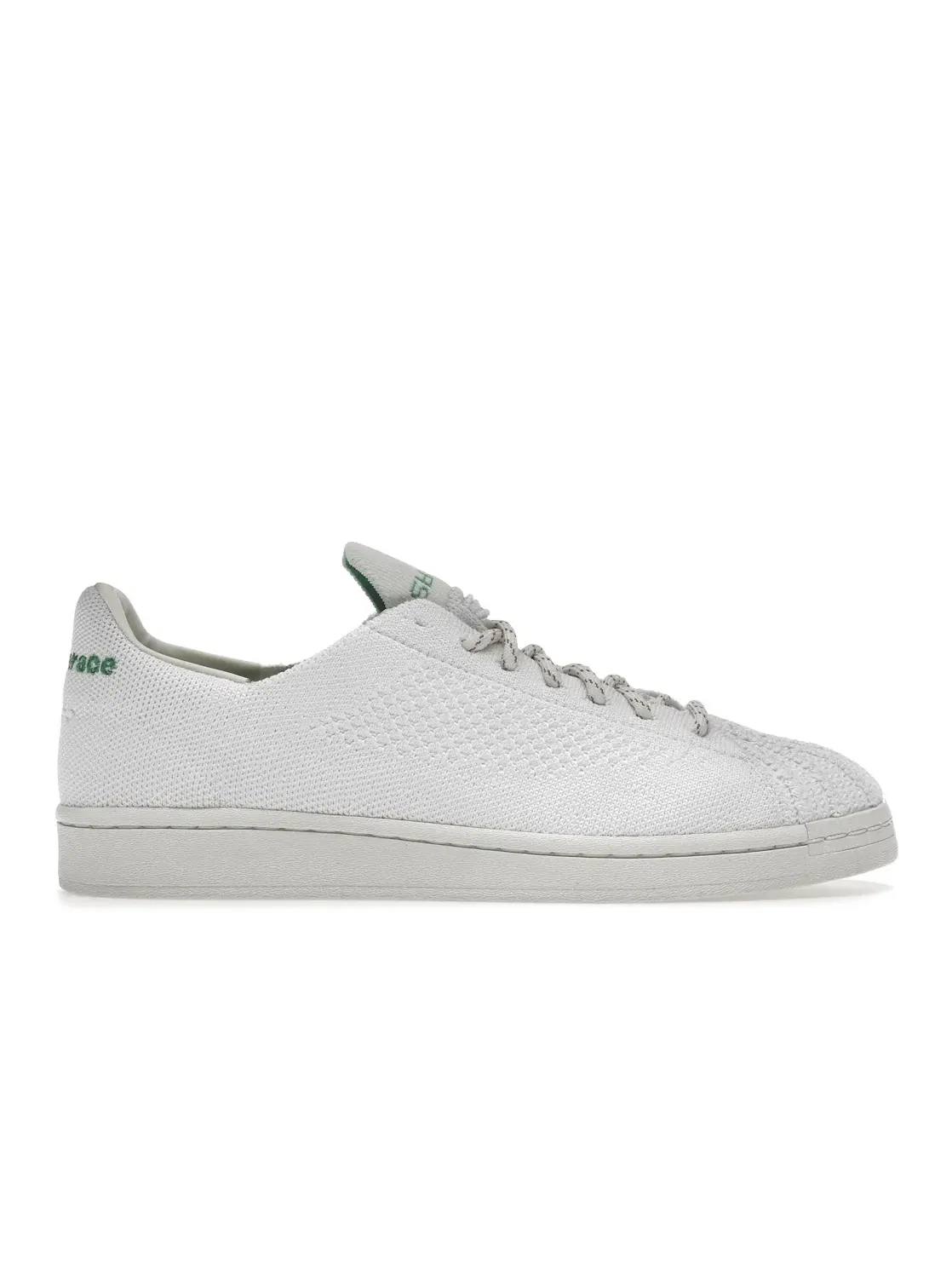Мужские кроссовки lifestyle Adidas Superstar Primeknit — изображение 1 из 4, белый/белый/зеленый