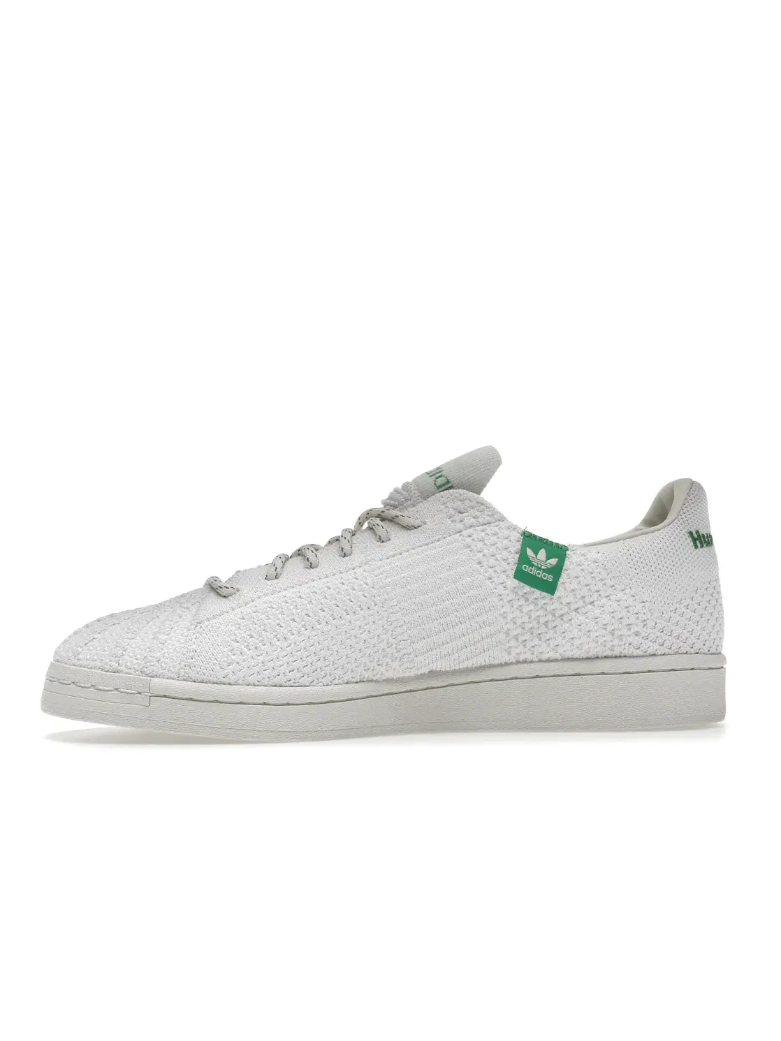 Мужские кроссовки lifestyle Adidas Superstar Primeknit — изображение 3 из 4, белый/белый/зеленый