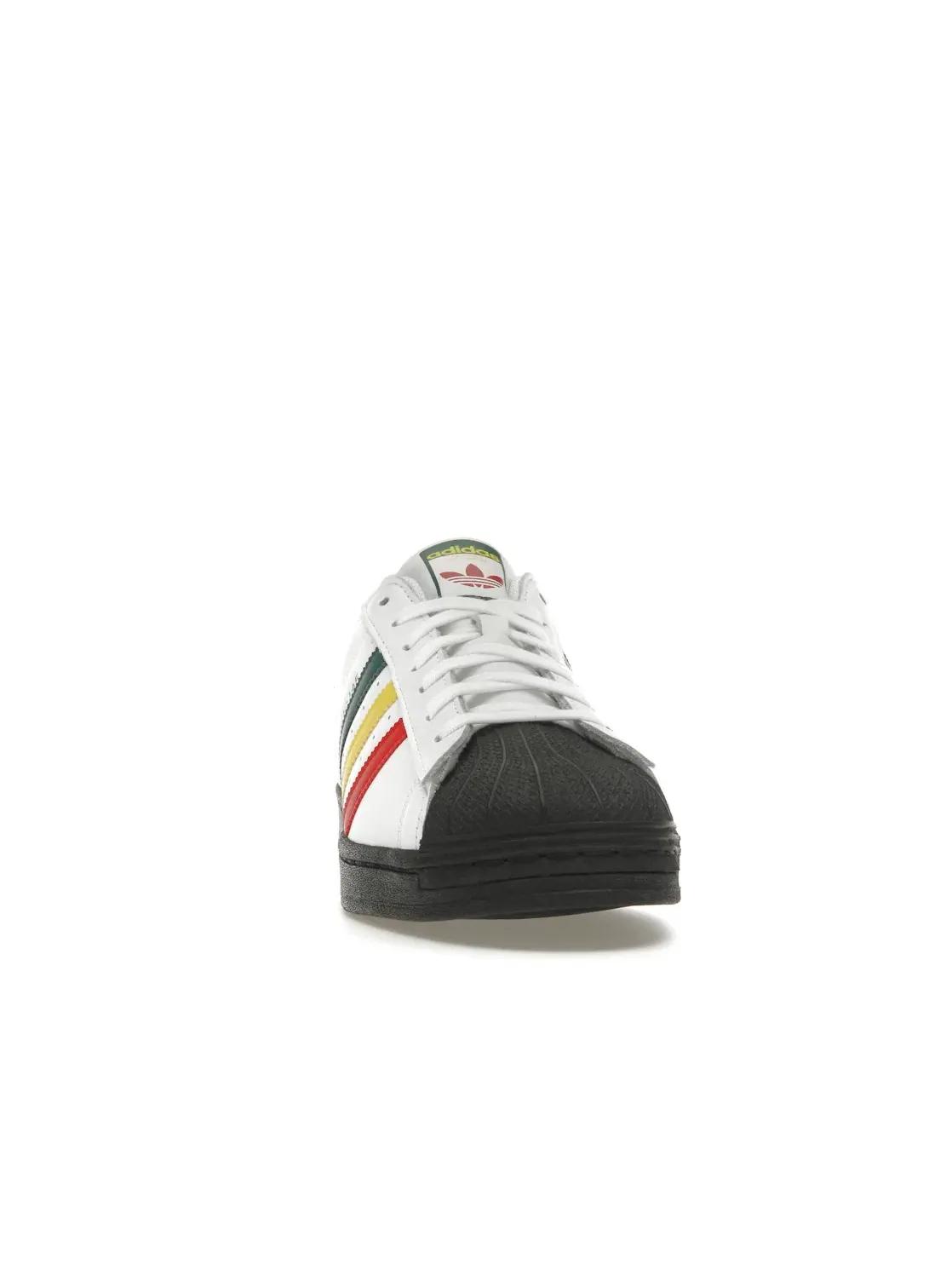 Мужские кроссовки Lifestyle Adidas Superstar Rasta — изображение 2 из 4, белый/желтый/зеленый