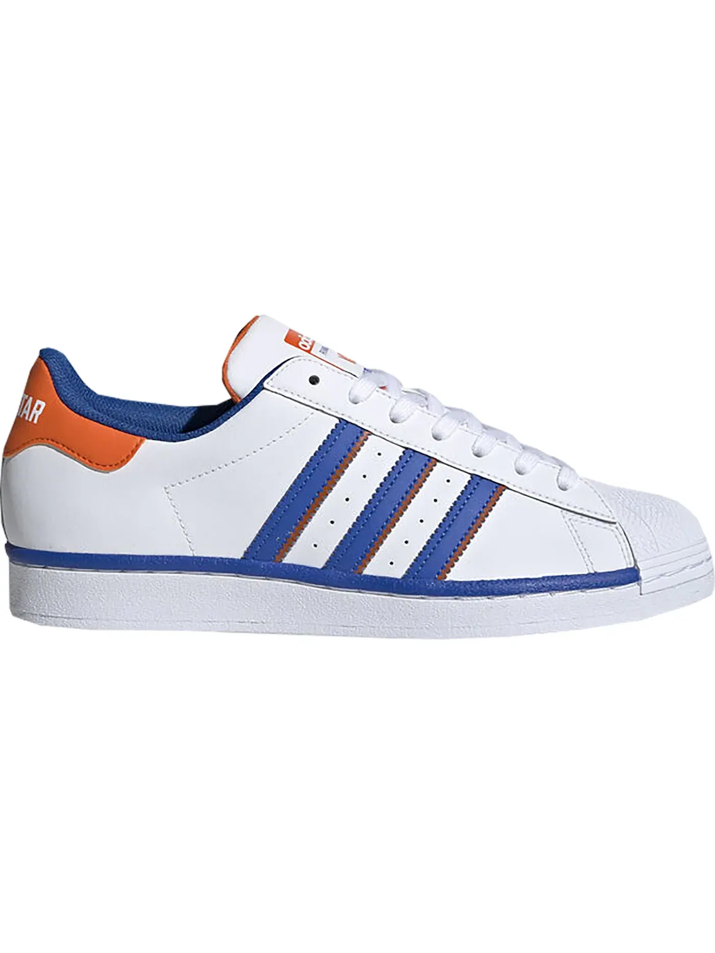 Мужские кроссовки Lifestyle Adidas Superstar — изображение 1 из 1, белый//оранжевый