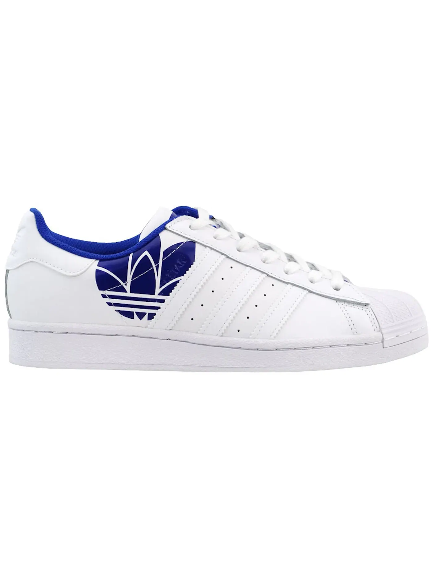 Мужские кроссовки lifestyle Adidas Superstar — изображение 1 из 1, белый/белый/синий