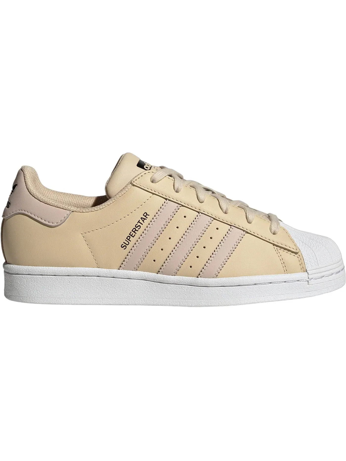 Женские кроссовки Lifestyle Adidas Superstar — изображение 1 из 1, песочный//черный