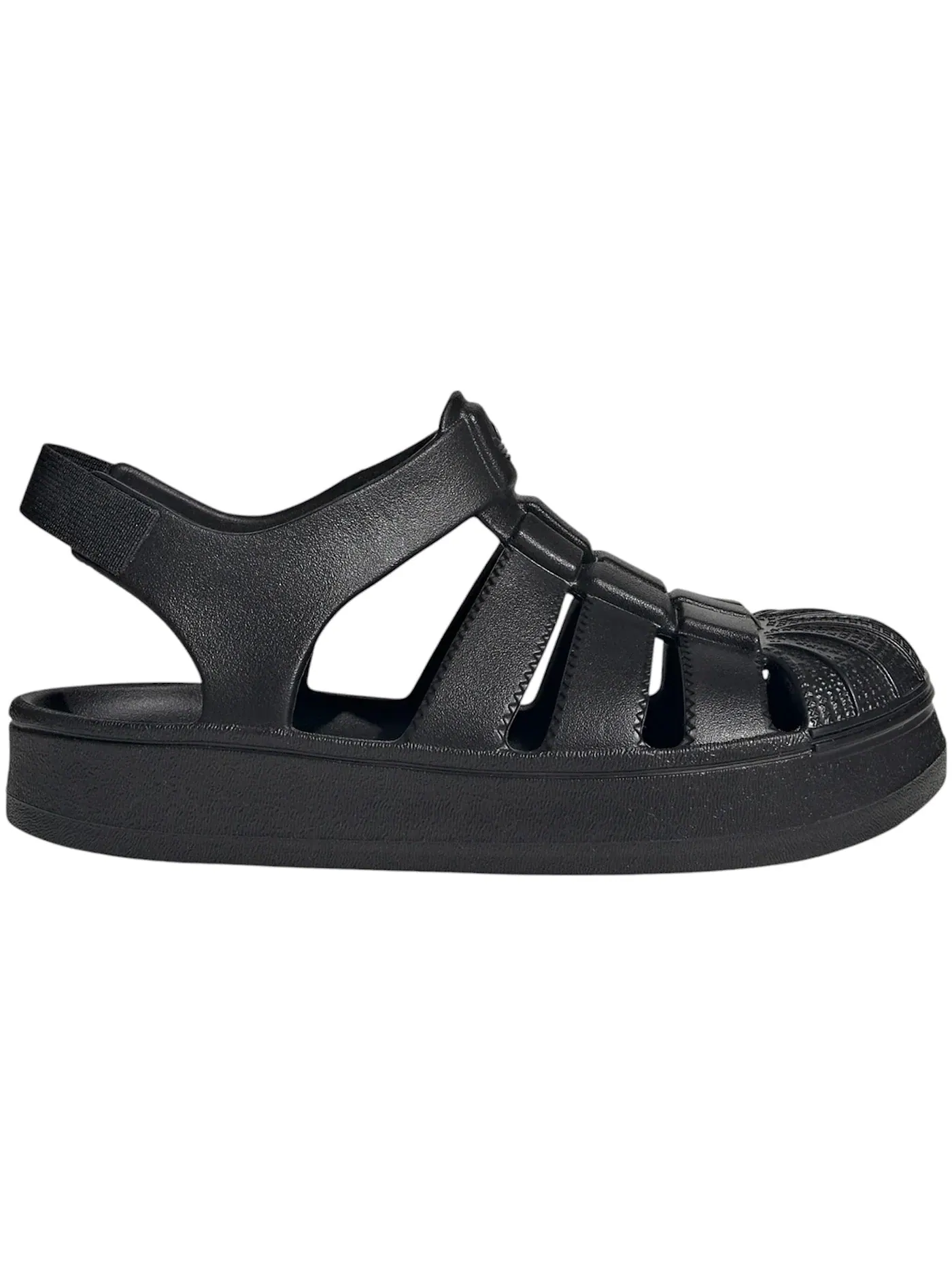 Детские сандалии с ремешком Adidas Superstar Sandals — изображение 1 из 1, черный/черный/черный