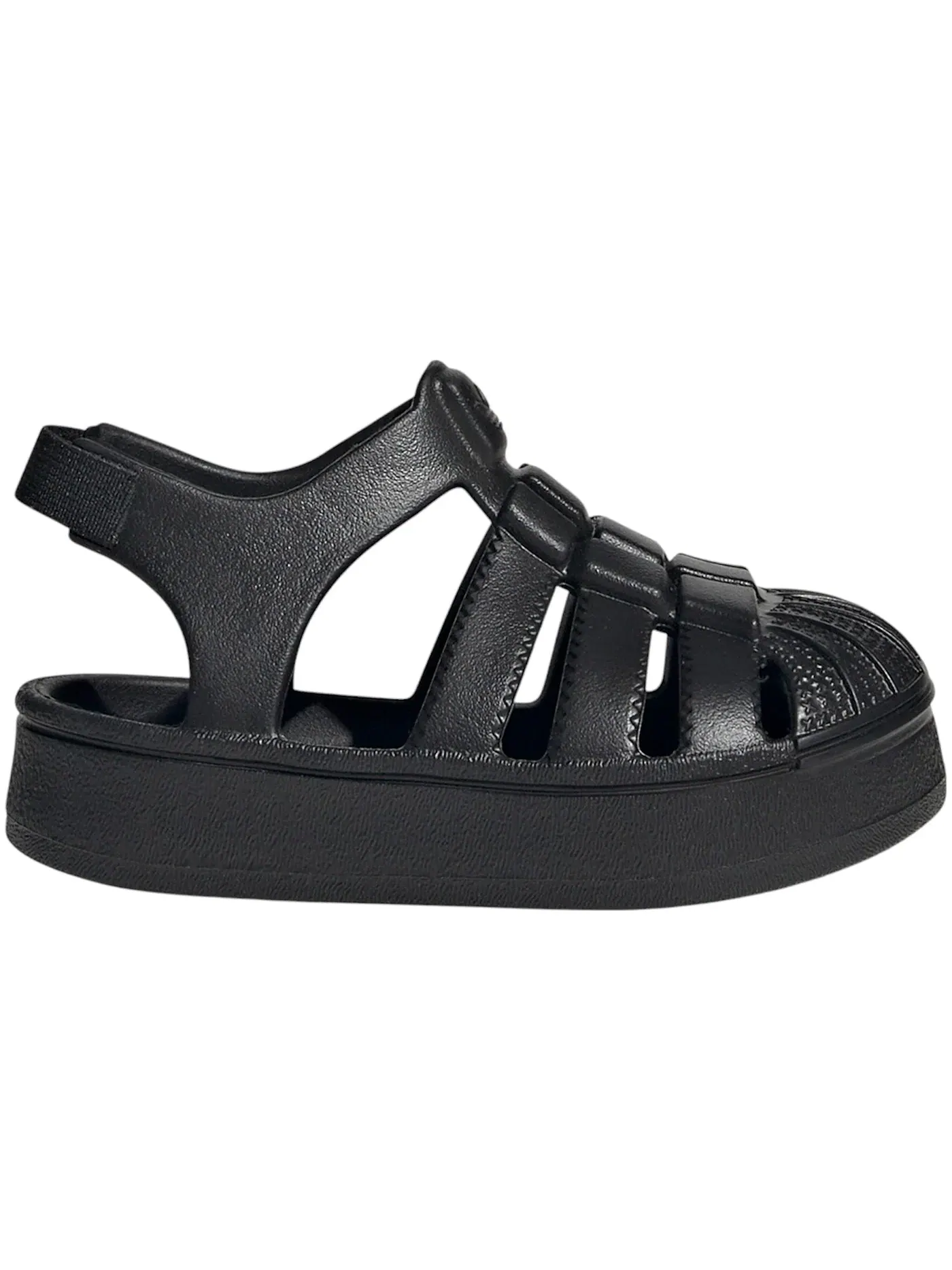 Детские сандалии с ремешком Adidas Superstar Sandals — изображение 1 из 1, черный черный черный
