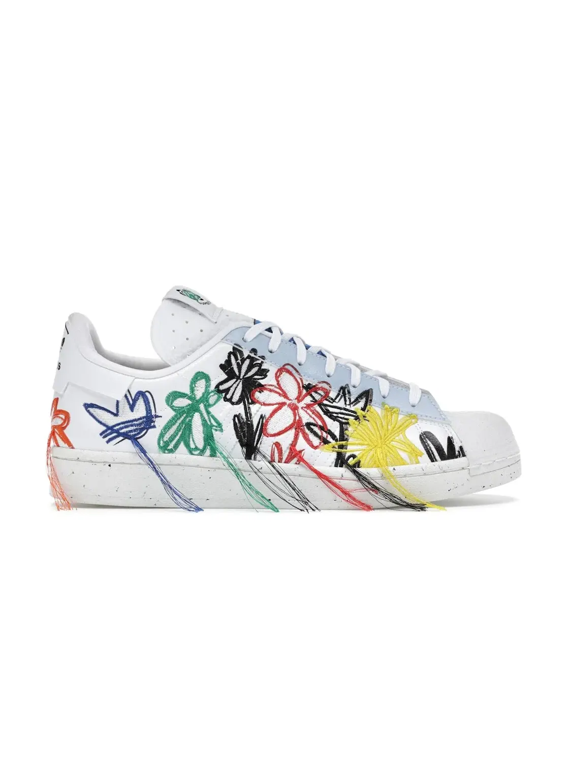 Мужские кроссовки Lifestyle с цветочной вышивкой Adidas Superstar Sean Wotherspoon SuperEarth — изображение 1 из 4