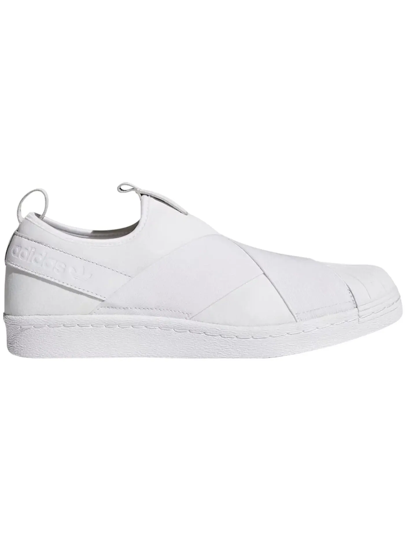 Мужские кроссовки Lifestyle без шнурков Adidas Superstar Slip-On — изображение 1 из 1, белый/белый