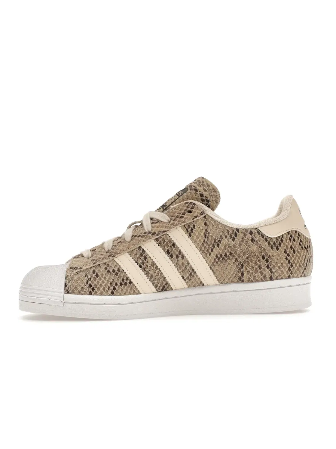 Женские кроссовки с принтом Adidas Superstar Adidas — изображение 3 из 4, белый/белый/черный