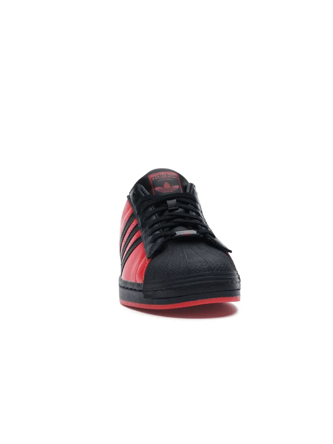 Мужские кроссовки с принтом Adidas Superstar Adidas — изображение 2 из 4, черный черный красный
