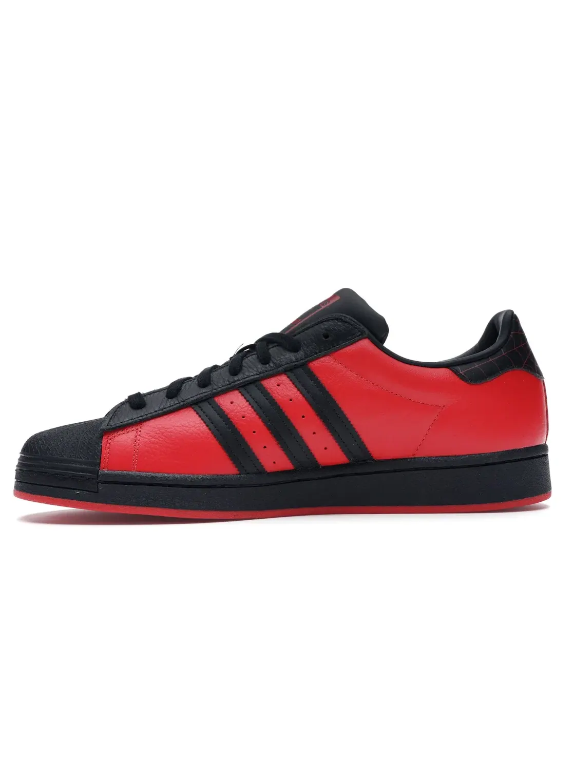 Мужские кроссовки с принтом Adidas Superstar Adidas — изображение 3 из 4, черный черный красный