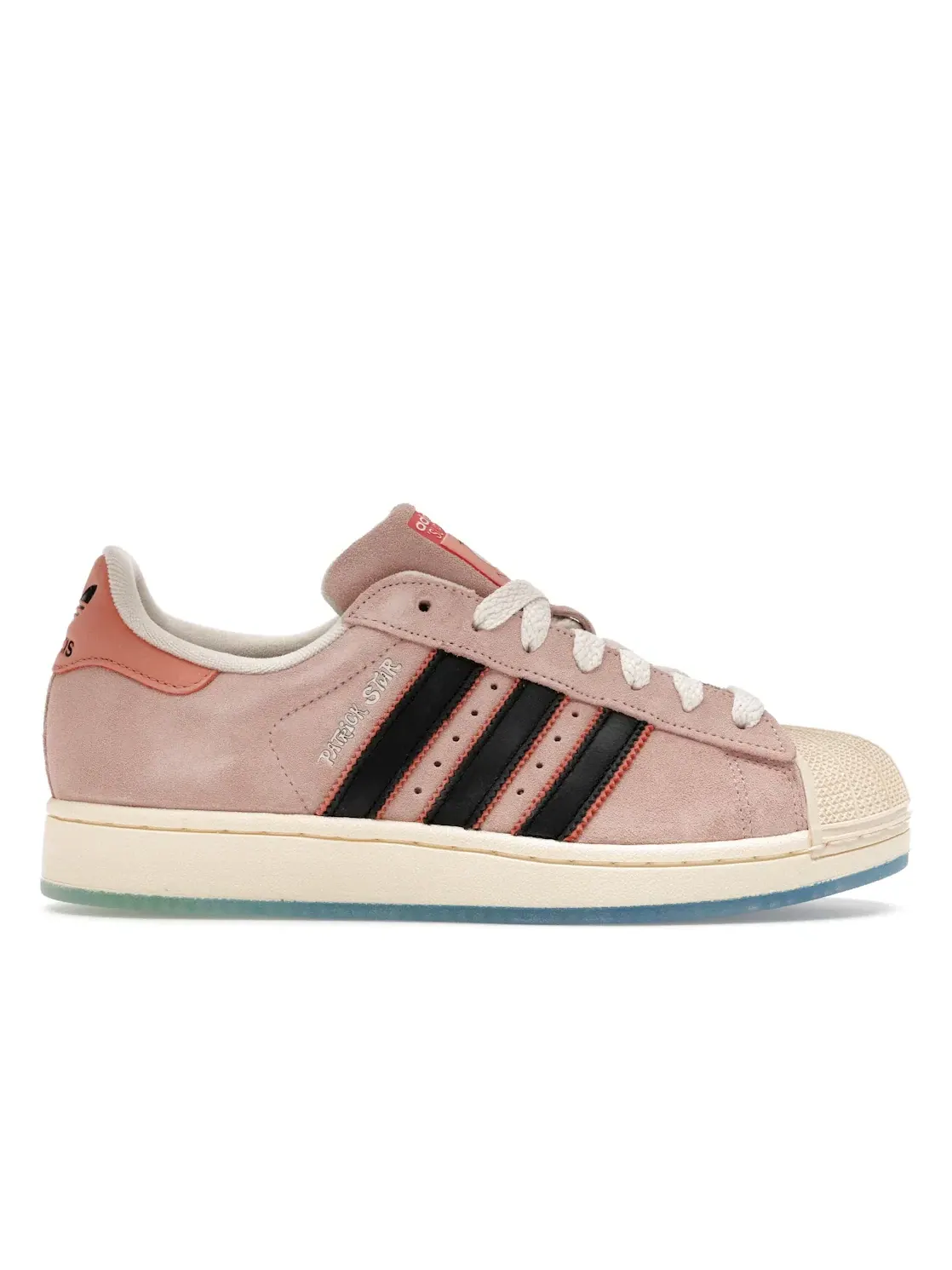 Мужские кроссовки с принтом Adidas Superstar SpongeBob SquarePants Patrick Star Adidas — изображение 1 из 4, черный