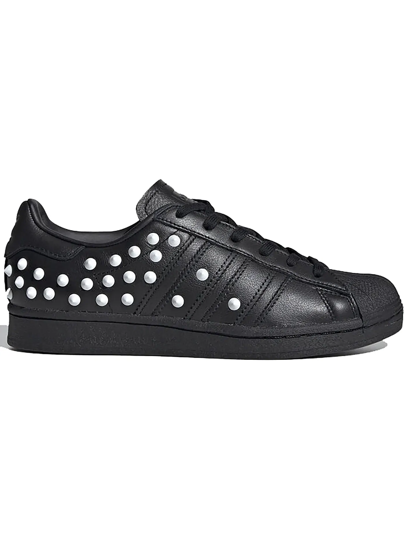 Женские кроссовки с шипами Adidas Superstar — изображение 1 из 1, черный/белый
