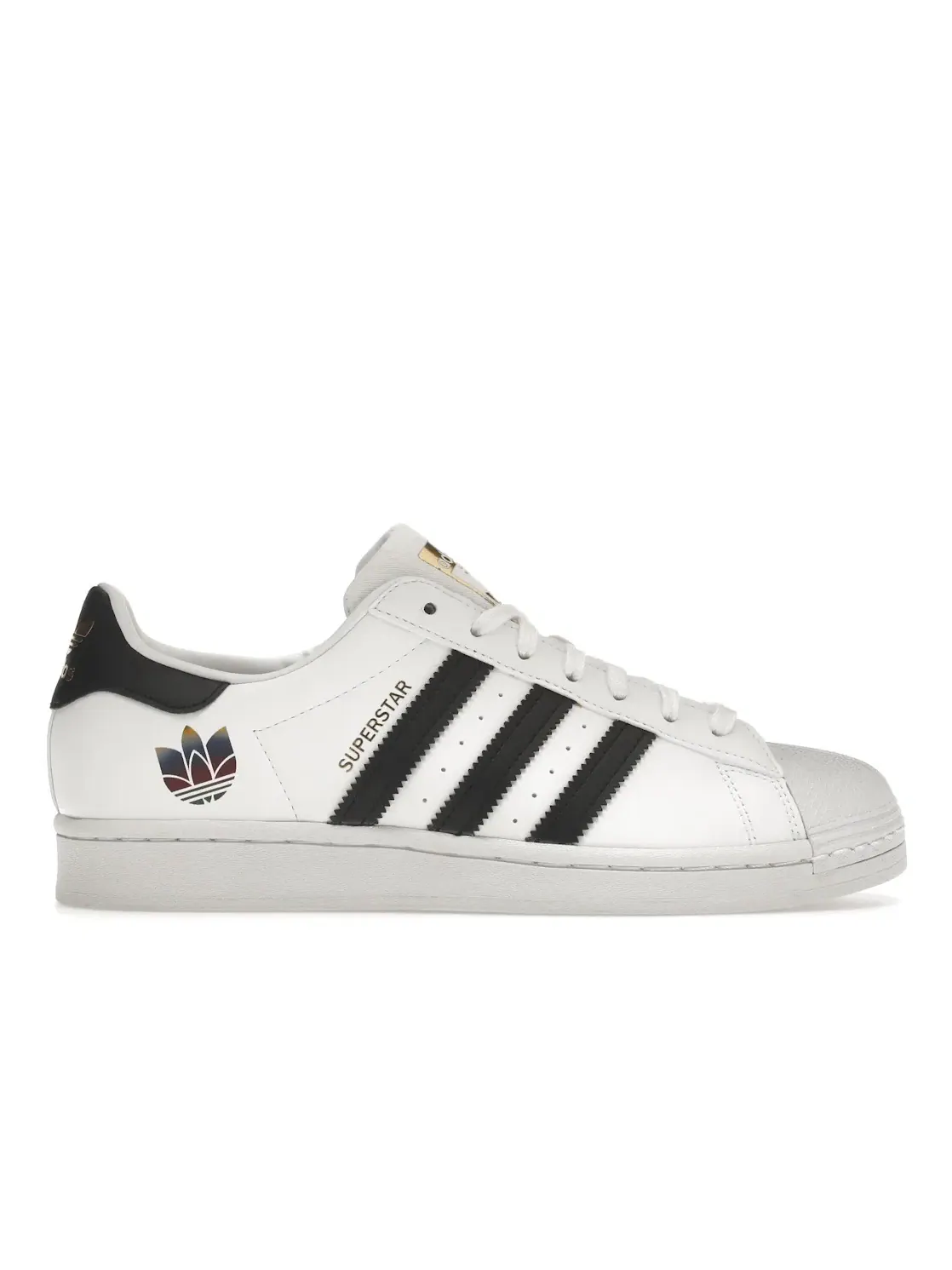 Женские кроссовки с перфорированным носком Adidas Superstar Adidas — изображение 1 из 4