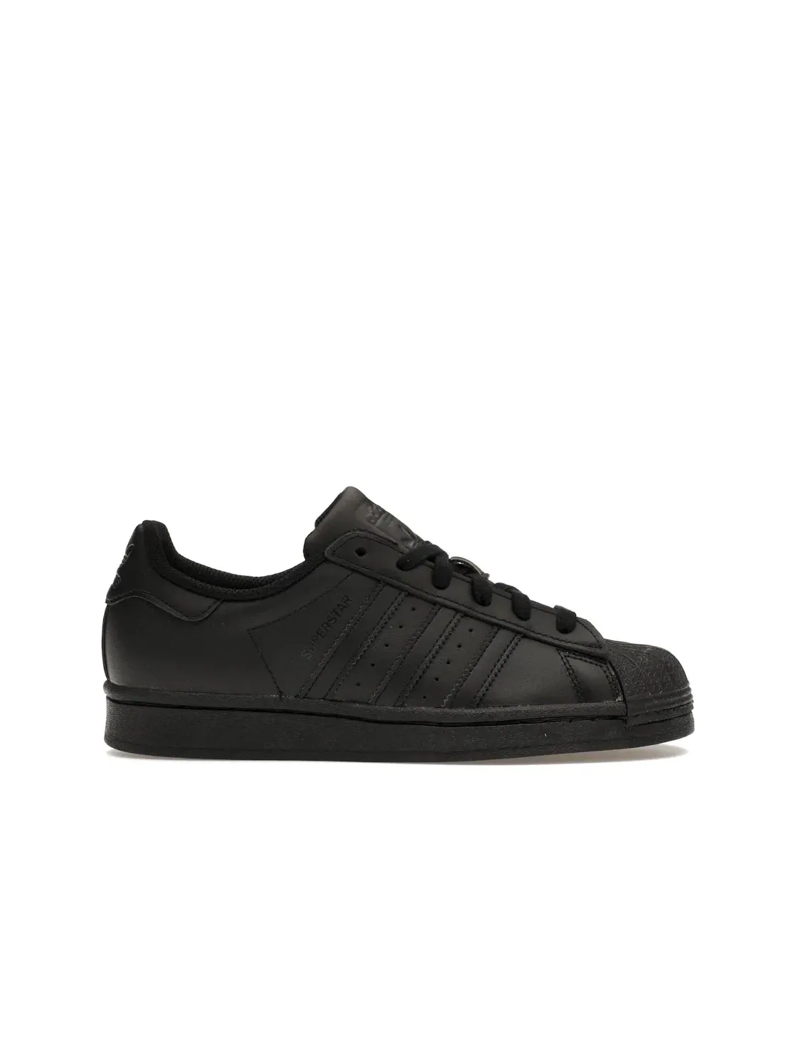 Детские кроссовки Lifestyle с круглым носом Adidas Superstar — изображение 1 из 4, черный черный черный