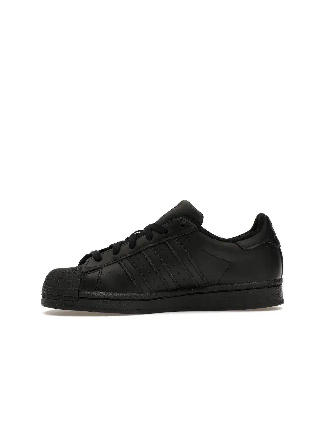 Детские кроссовки Lifestyle с круглым носом Adidas Superstar — изображение 3 из 4, черный черный черный