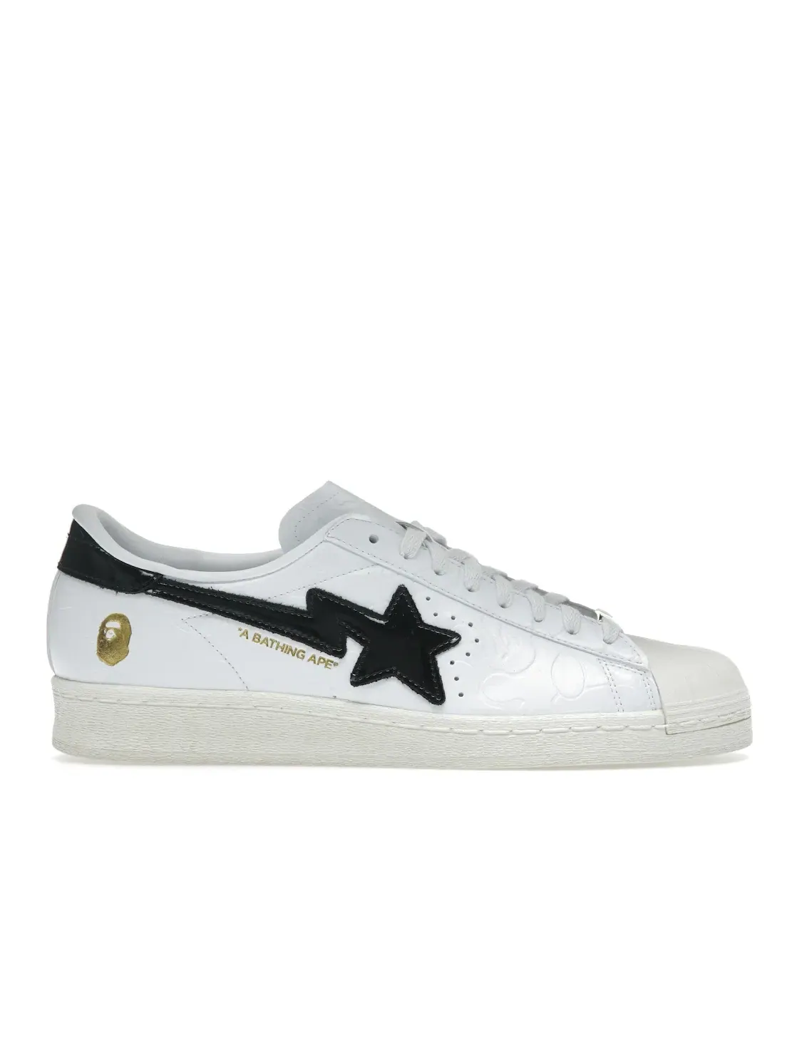Мужские кроссовки lifestyle с принтом Adidas Superstar Vintage Adidas — изображение 1 из 4, белый черный