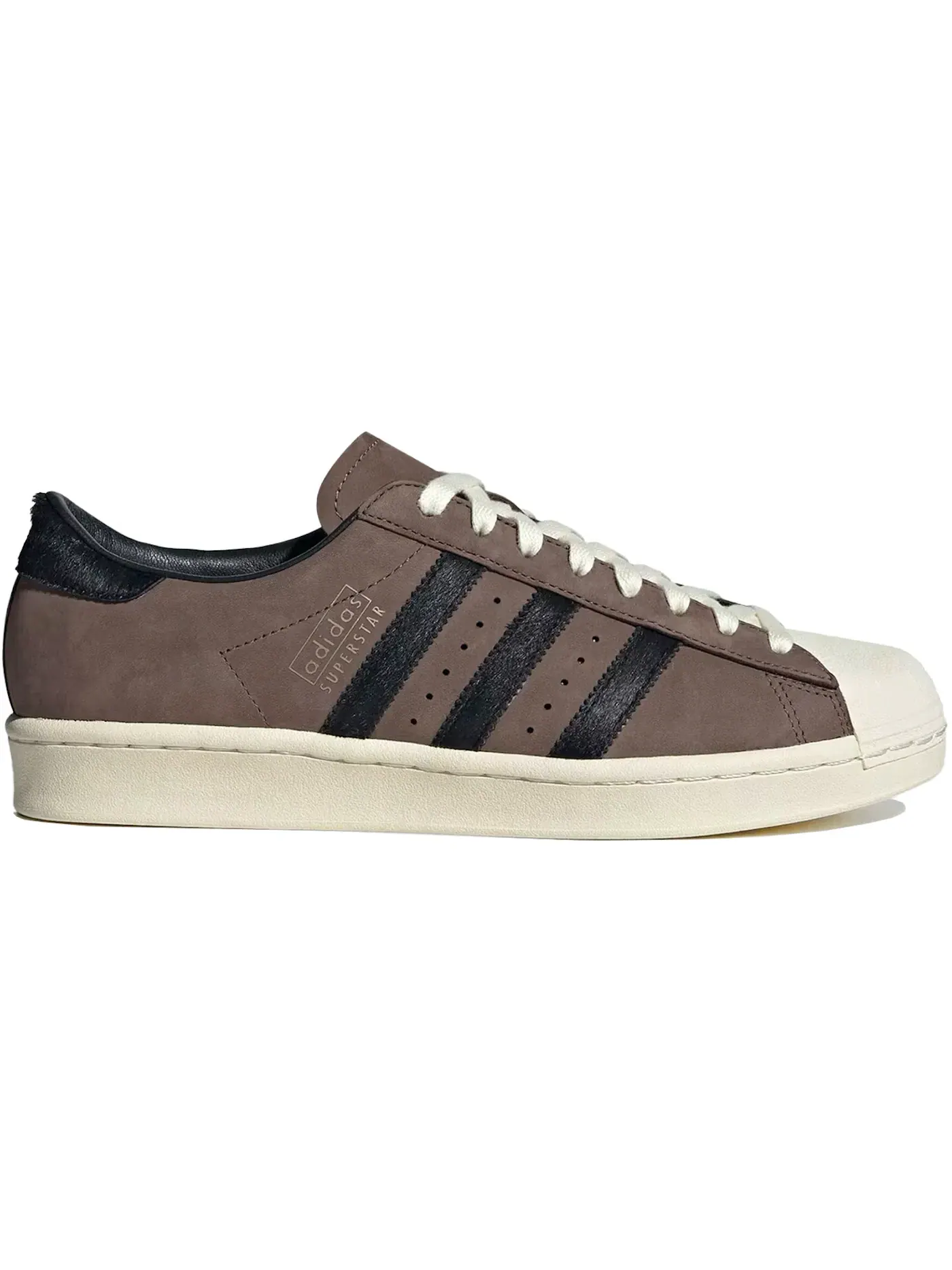 Мужские кроссовки Lifestyle с замшевым верхом Adidas Superstar Vintage — изображение 1 из 1, черный/кремовый белый