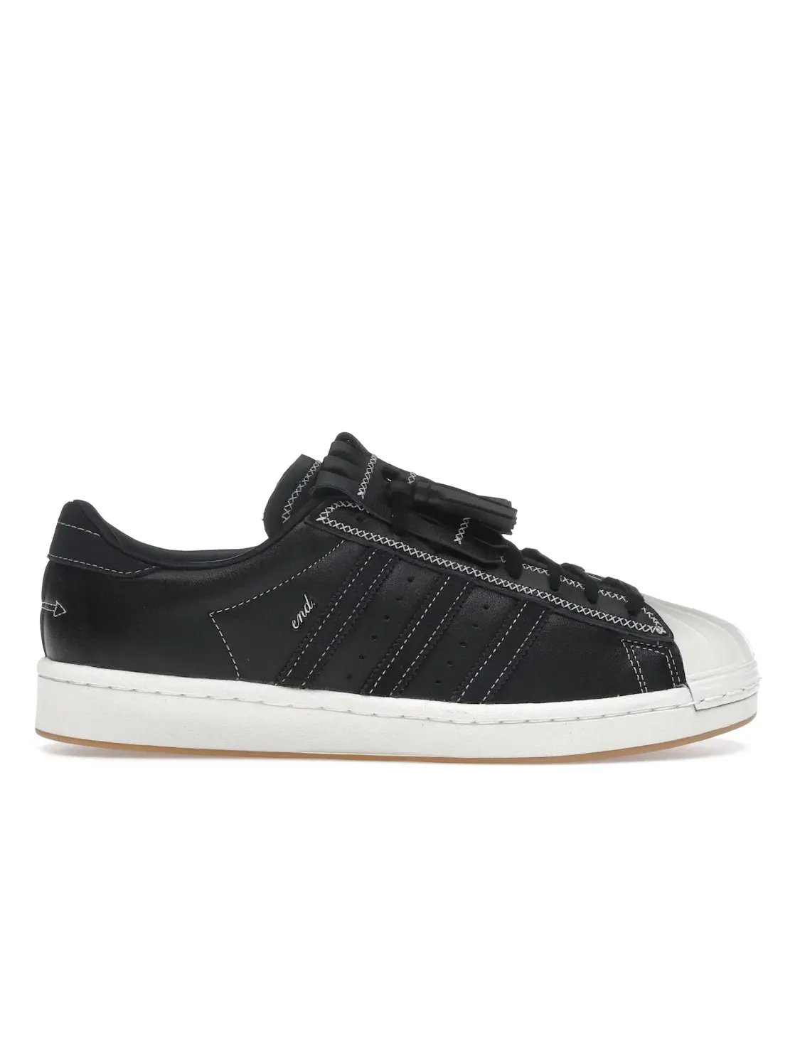 Мужские кроссовки с винтажным дизайном Adidas Superstar Vintage — изображение 1 из 4, черный/белый/черный