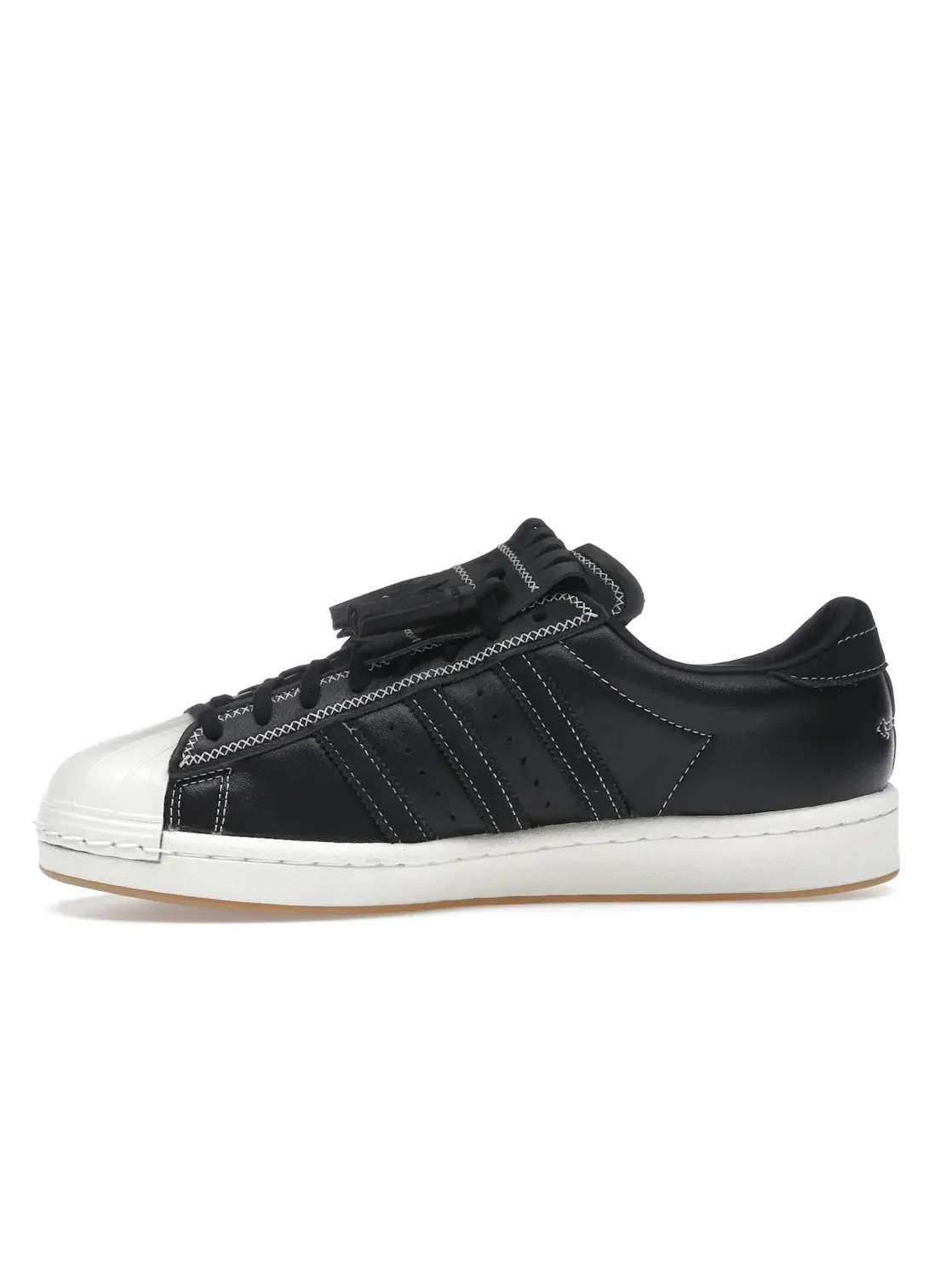 Мужские кроссовки с винтажным дизайном Adidas Superstar Vintage — изображение 3 из 4, черный/белый/черный