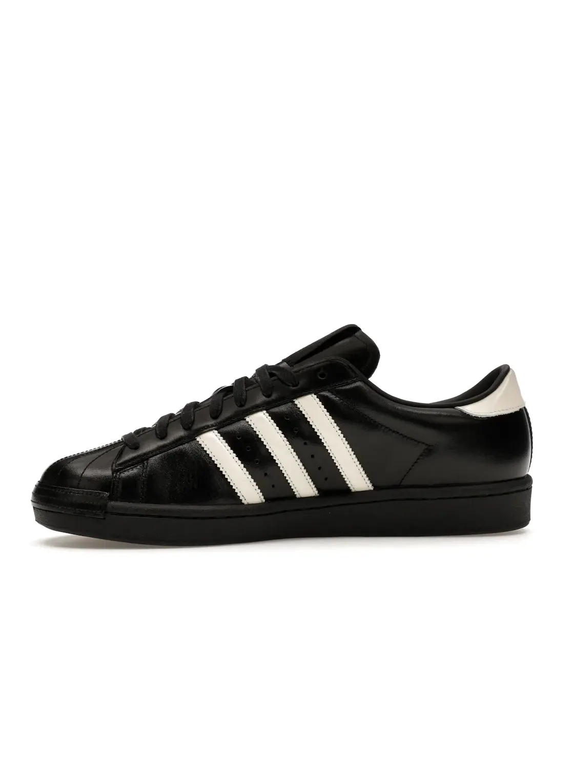 Мужские кроссовки с кожаным верхом Adidas Superstar Vintage — изображение 3 из 4, черный/белый/серебристый