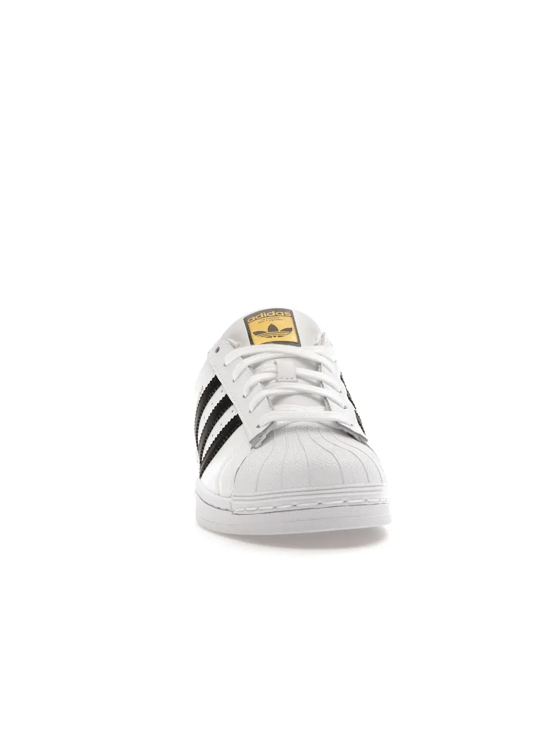 Женские кроссовки Lifestyle с белой кожаной верхней частью Adidas Superstar — изображение 2 из 4, белый/черный/белый