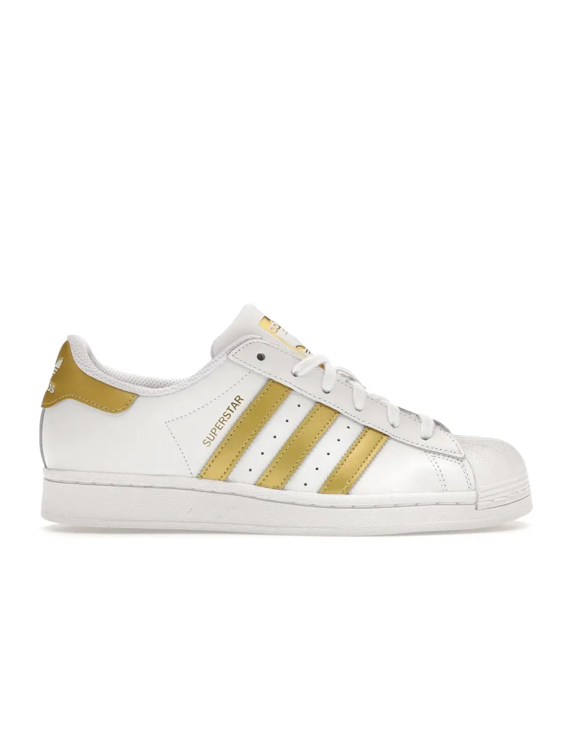Женские кроссовки с белой кожей Adidas Superstar — изображение 1 из 4
