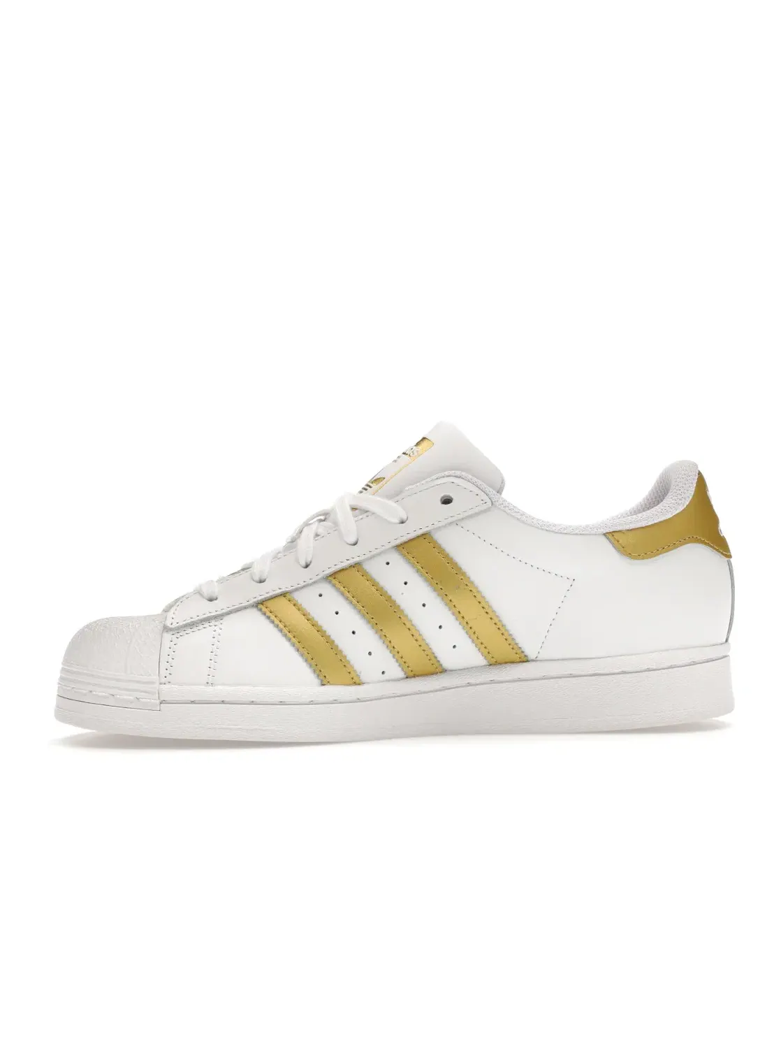 Женские кроссовки с белой кожей Adidas Superstar — изображение 3 из 4